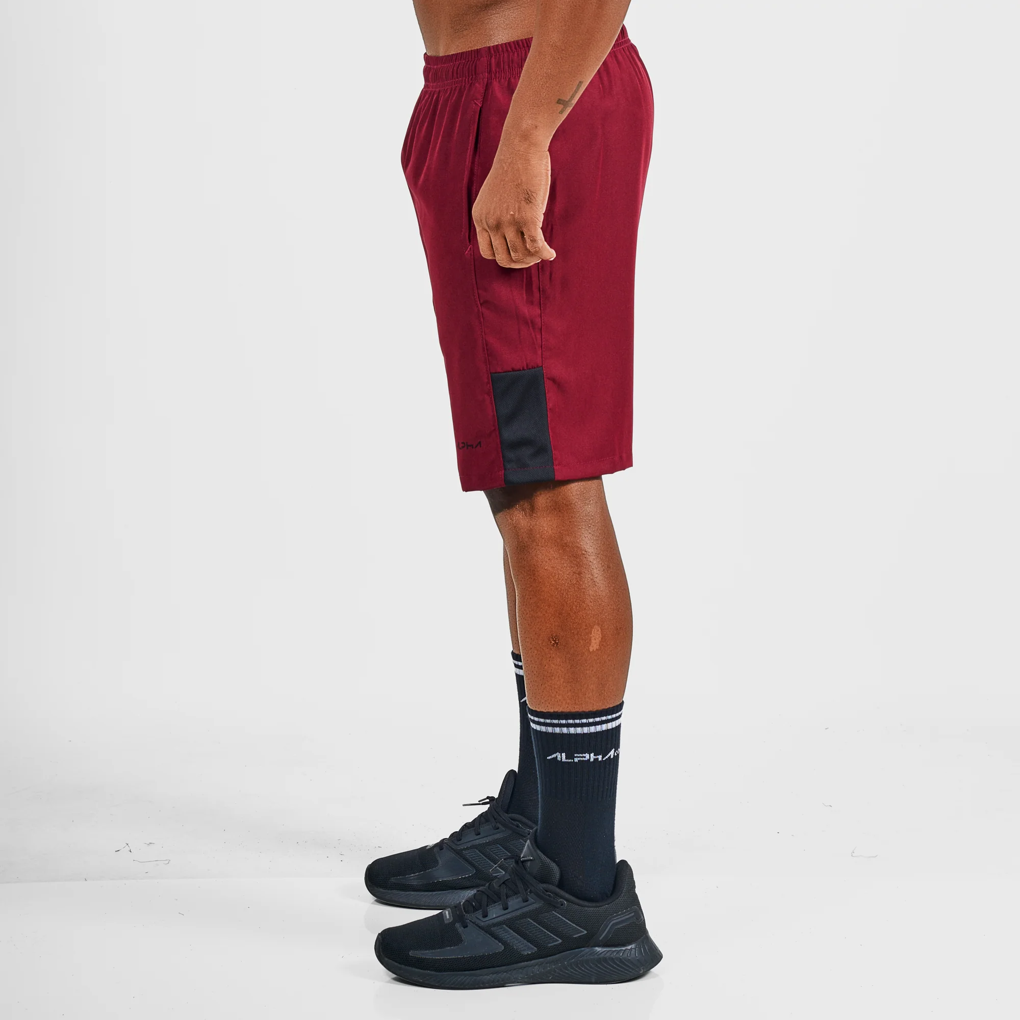 Bermuda Dry Fit Square Fluid Bordo - Image 3