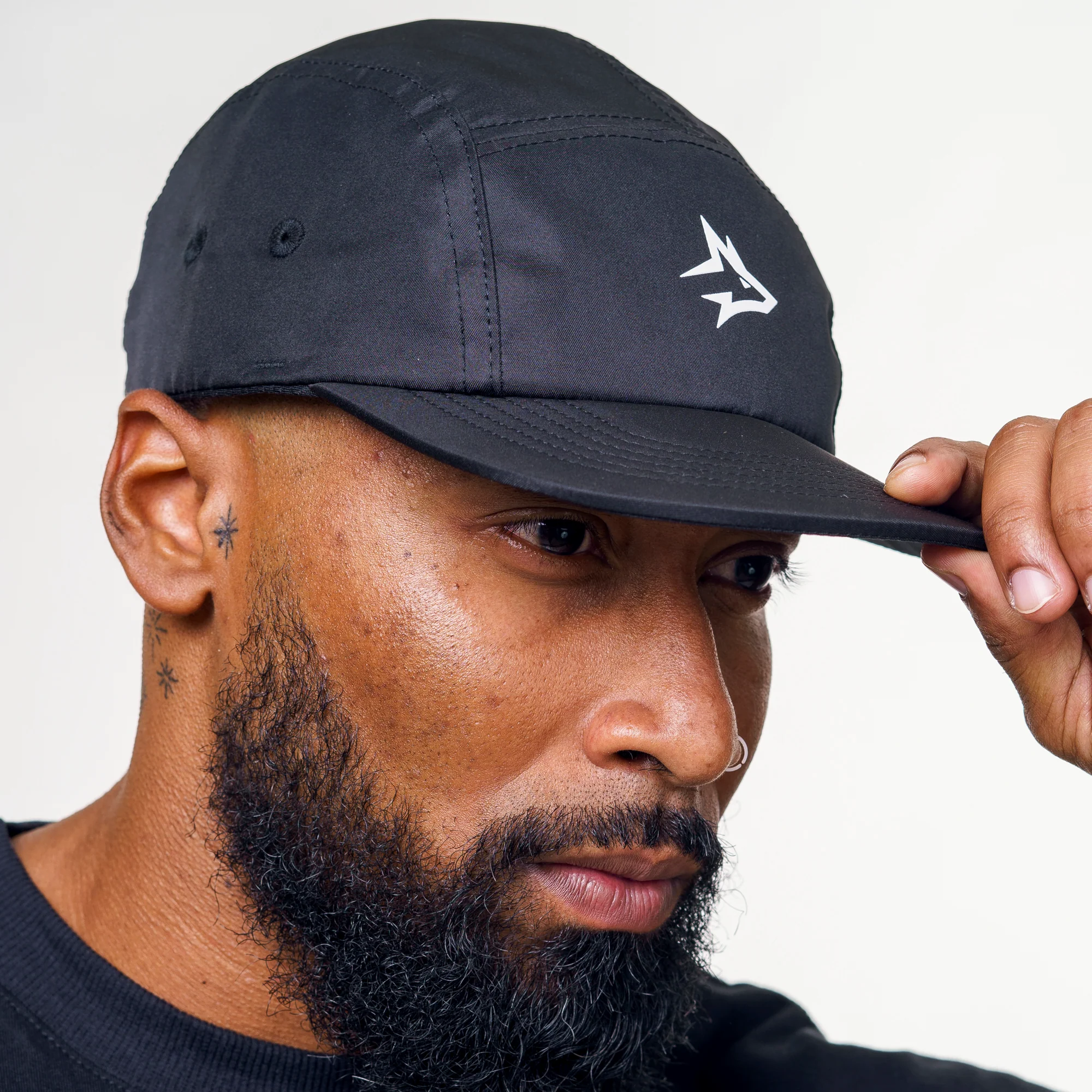 Boné Five Panel Preto Lupus - Image 3