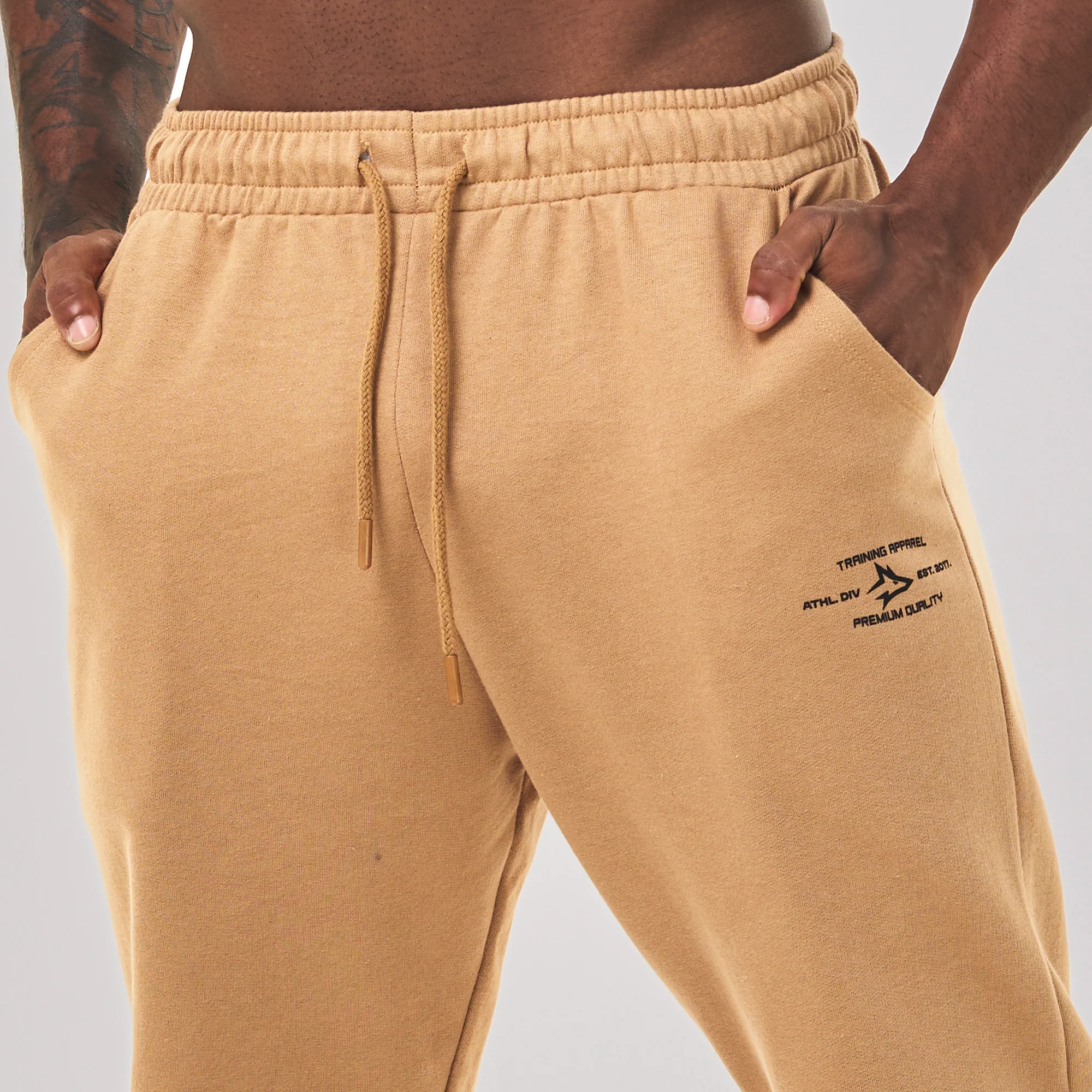 Calça Moletom Jogger Athletic Marrom - Image 8