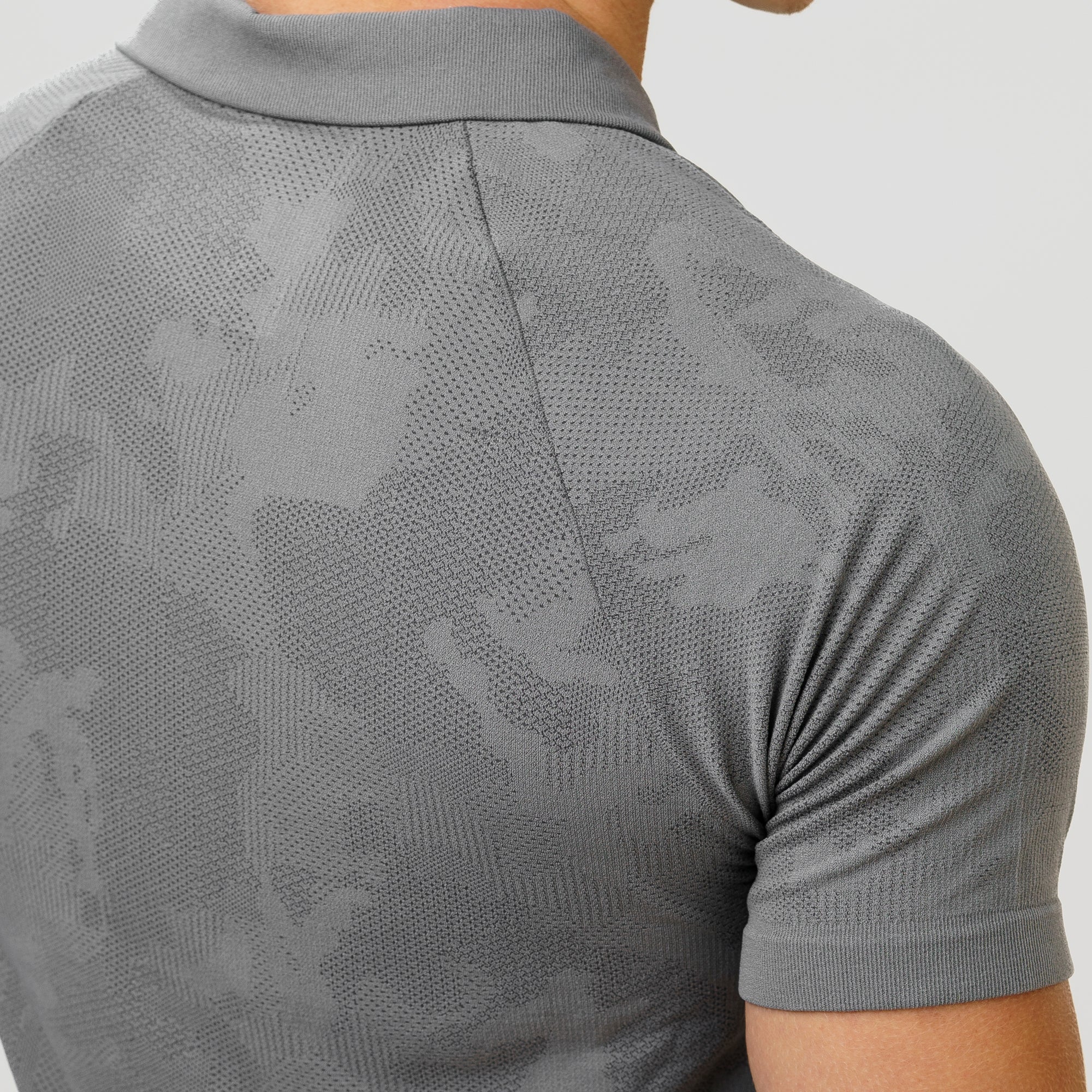 Camisa Polo Apex Dry New Lupus Cinza - Sem Costura - Image 5