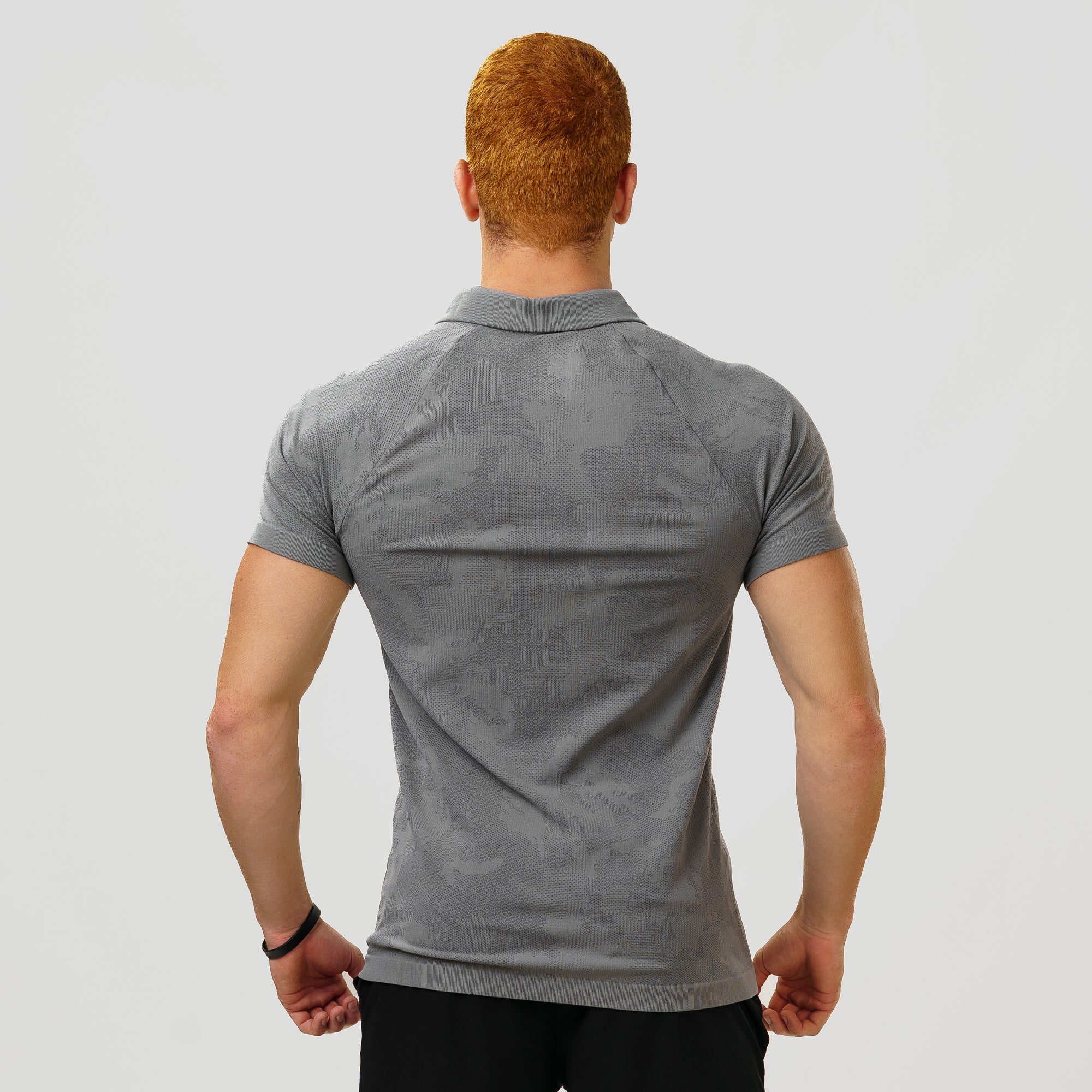 Camisa Polo Apex Dry New Lupus Cinza - Sem Costura - Image 6