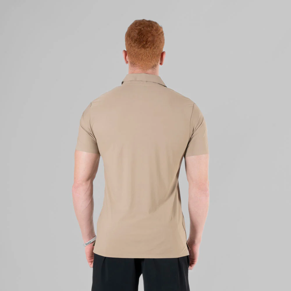 Camisa Polo Dry Fit Tenacity Caqui - Image 3