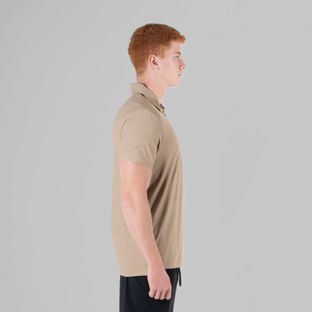 Camisa Polo Dry Fit Tenacity Caqui - Image 4