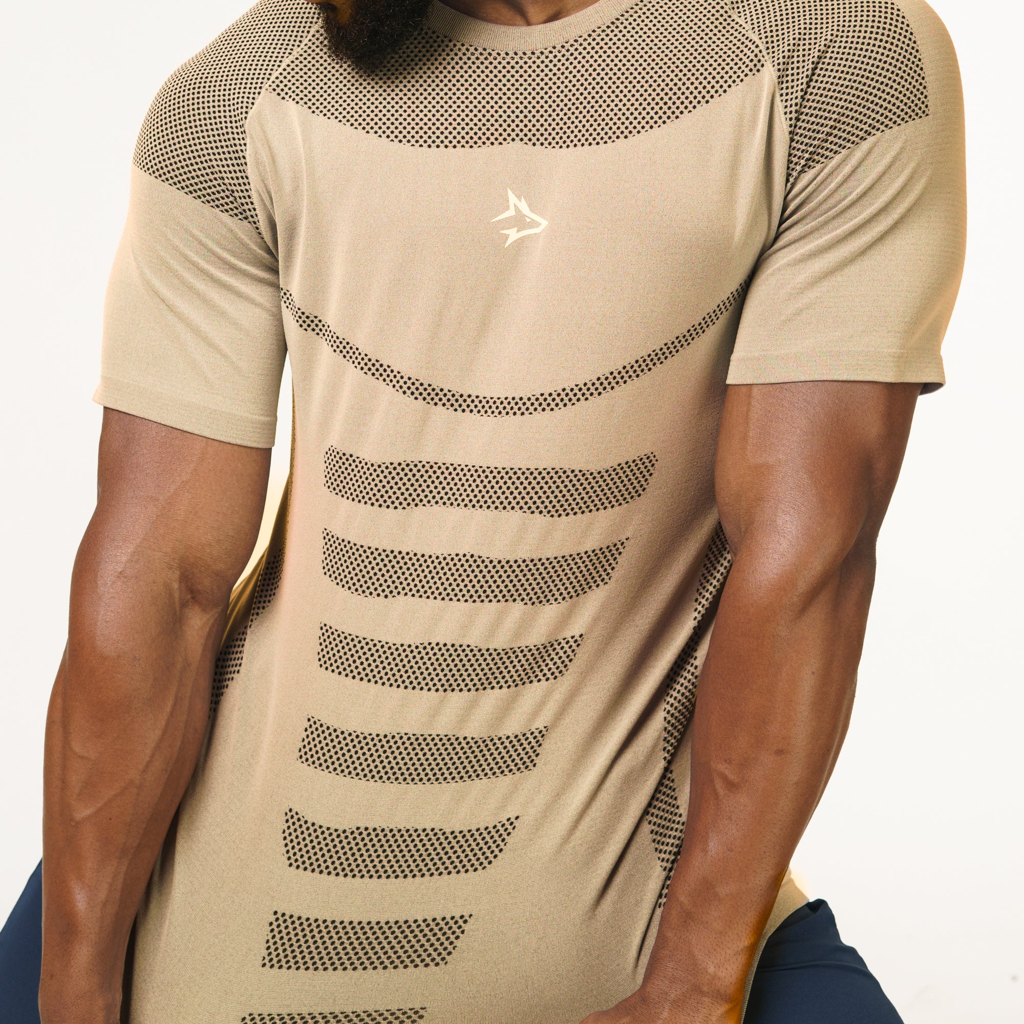 Camiseta Apex Dry Core Caqui - Sem Costura - Image 3