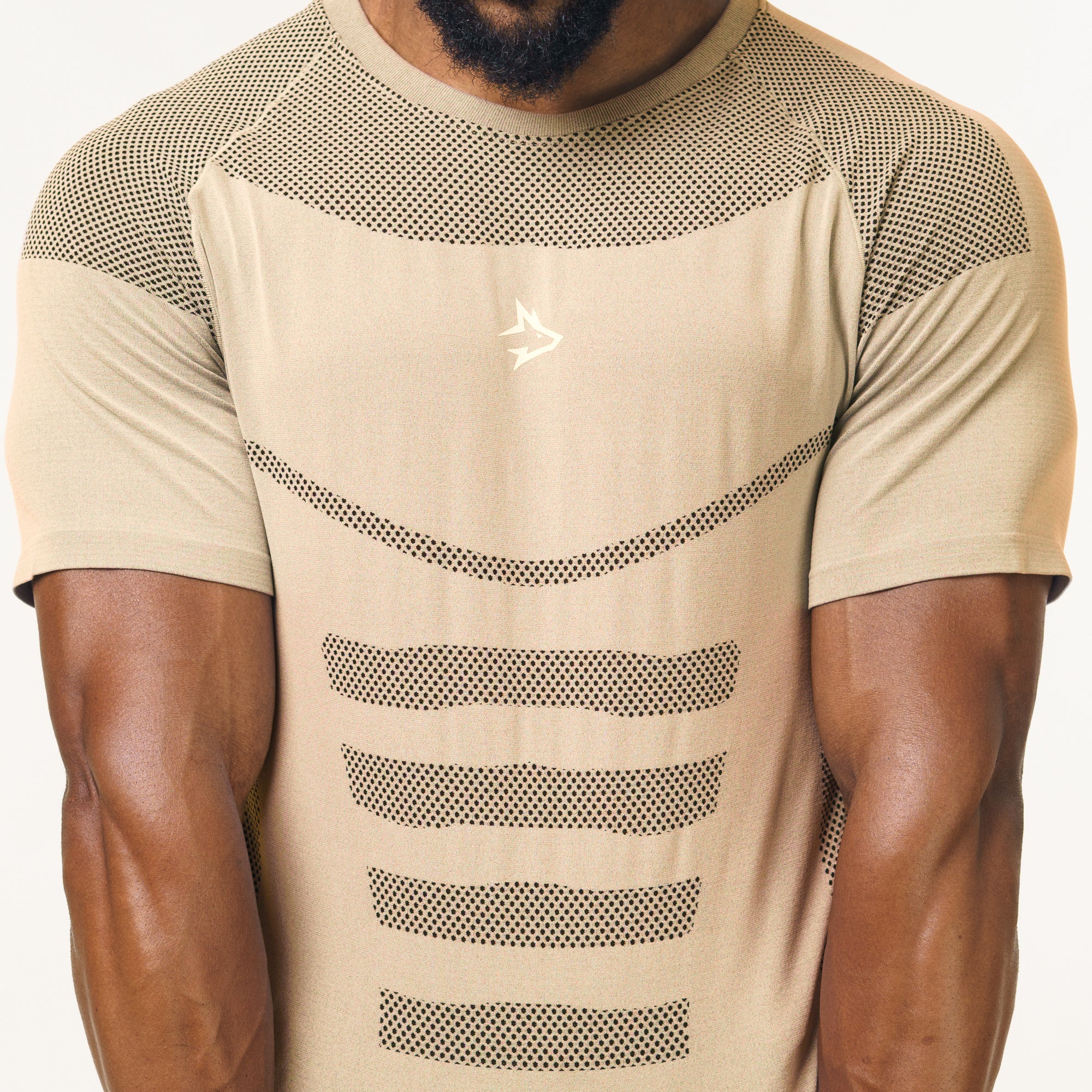 Camiseta Apex Dry Core Caqui - Sem Costura - Image 5