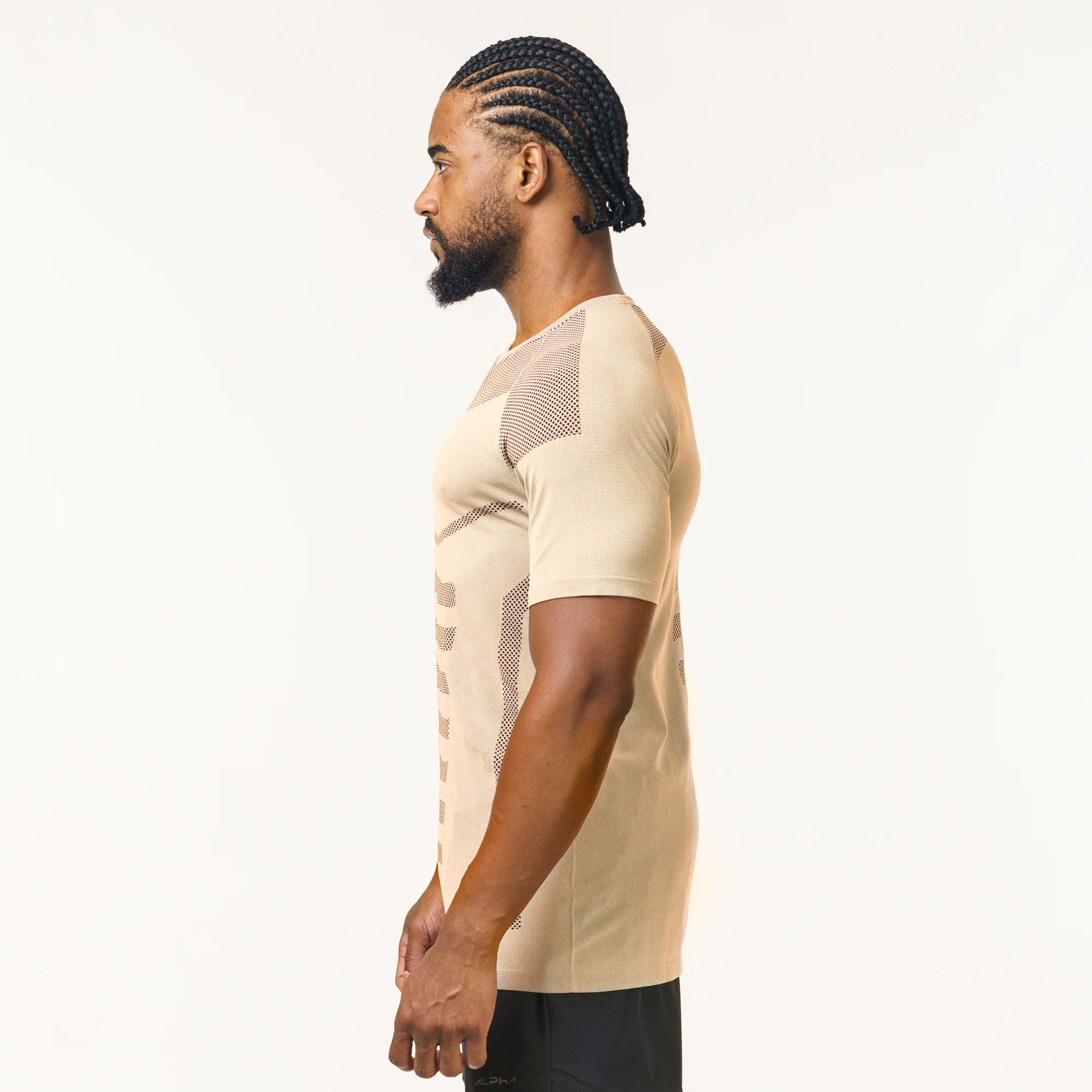 Camiseta Apex Dry Core Caqui - Sem Costura - Image 6