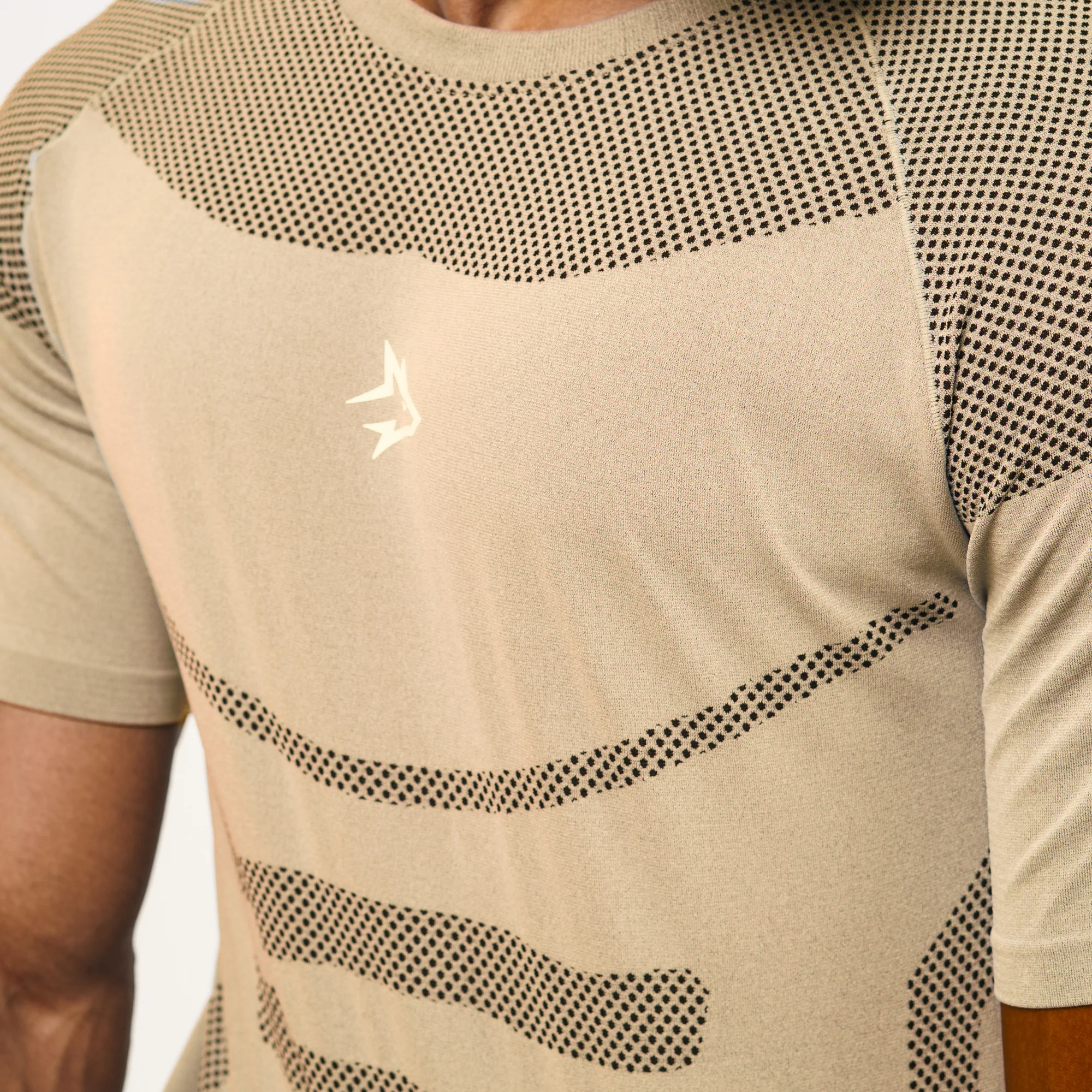 Camiseta Apex Dry Core Caqui - Sem Costura - Image 8