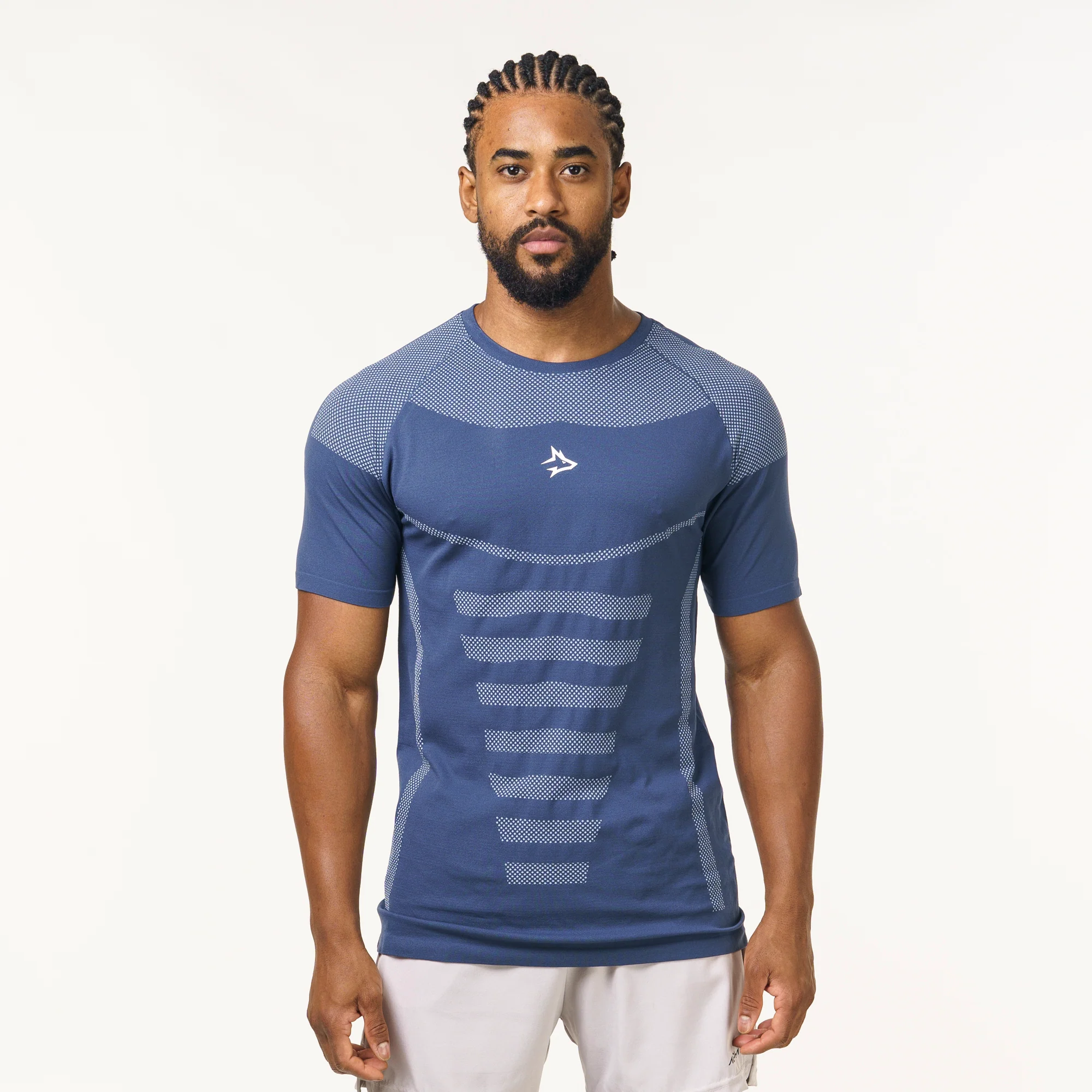 Camiseta Apex Dry Core Marinho - Sem Costura - Image 3