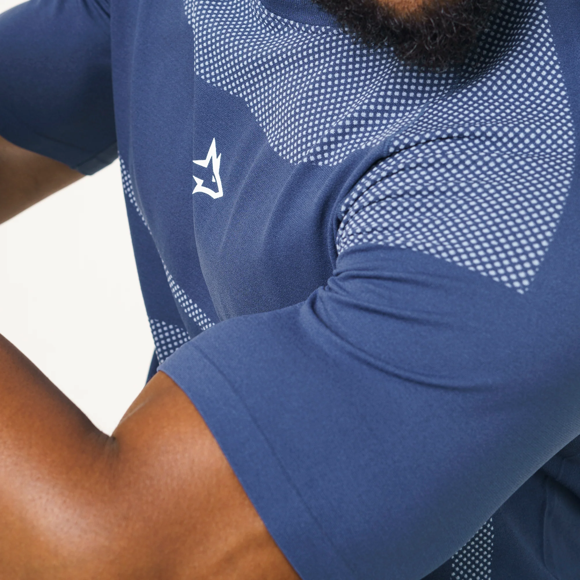 Camiseta Apex Dry Core Marinho - Sem Costura - Image 4