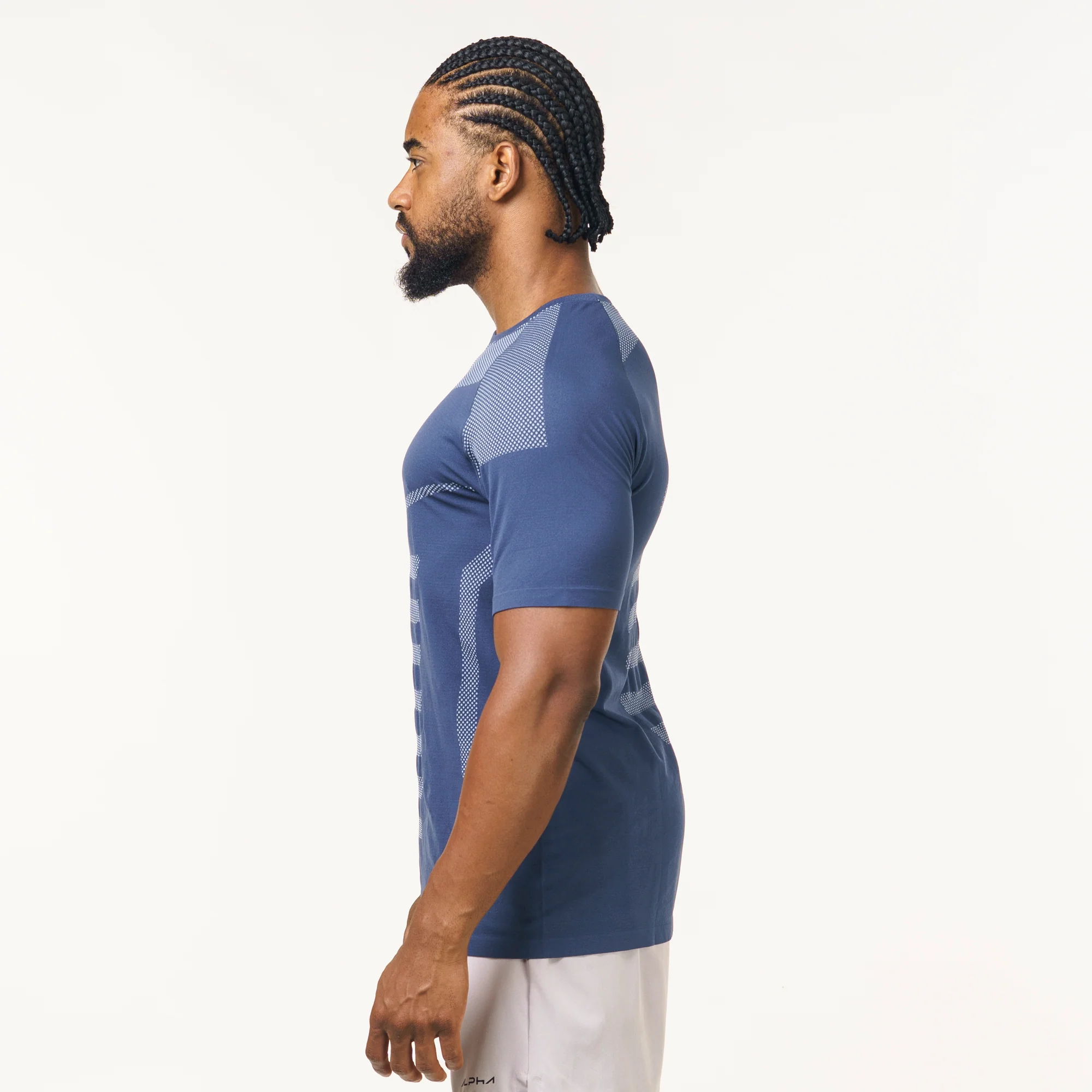 Camiseta Apex Dry Core Marinho - Sem Costura - Image 6
