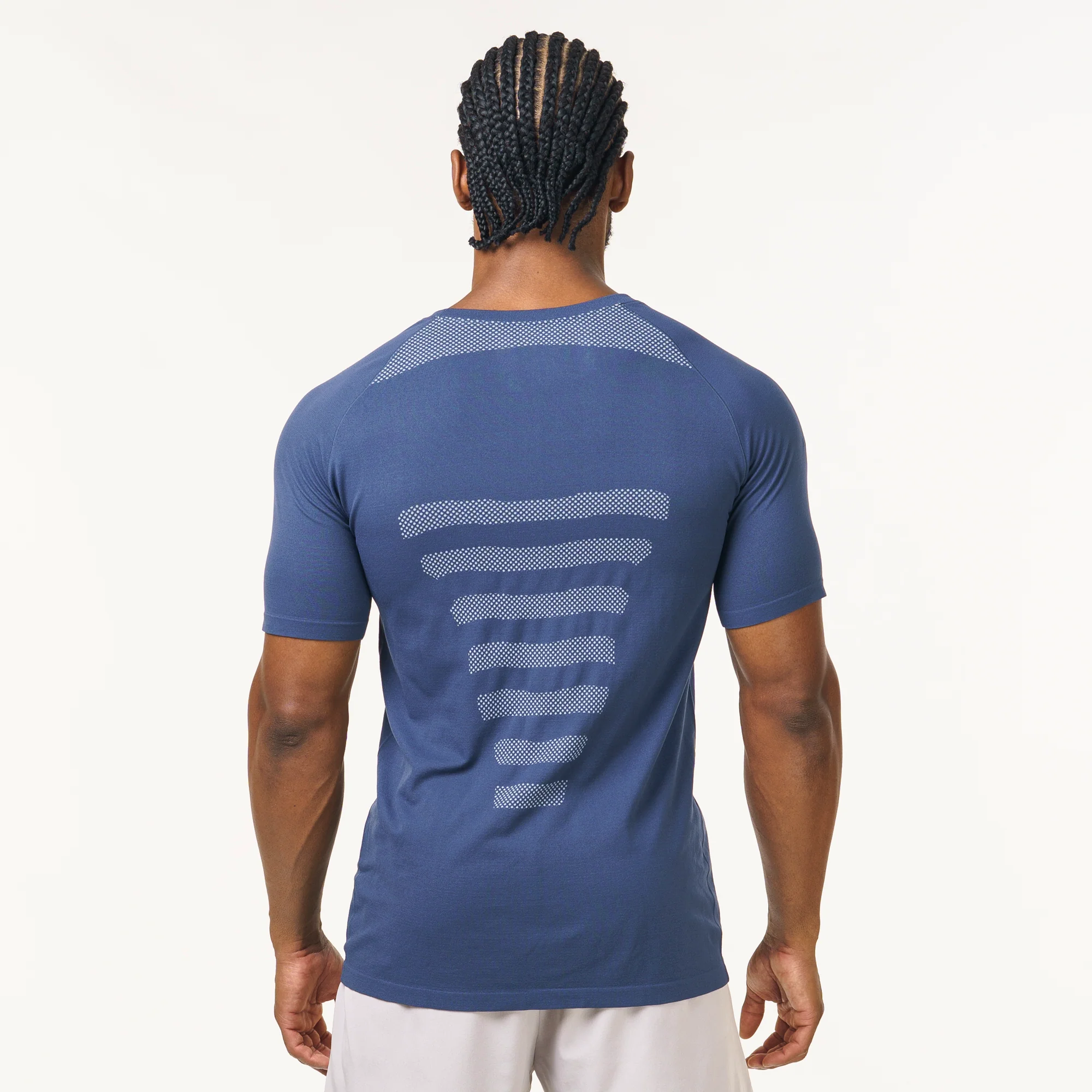 Camiseta Apex Dry Core Marinho - Sem Costura - Image 9