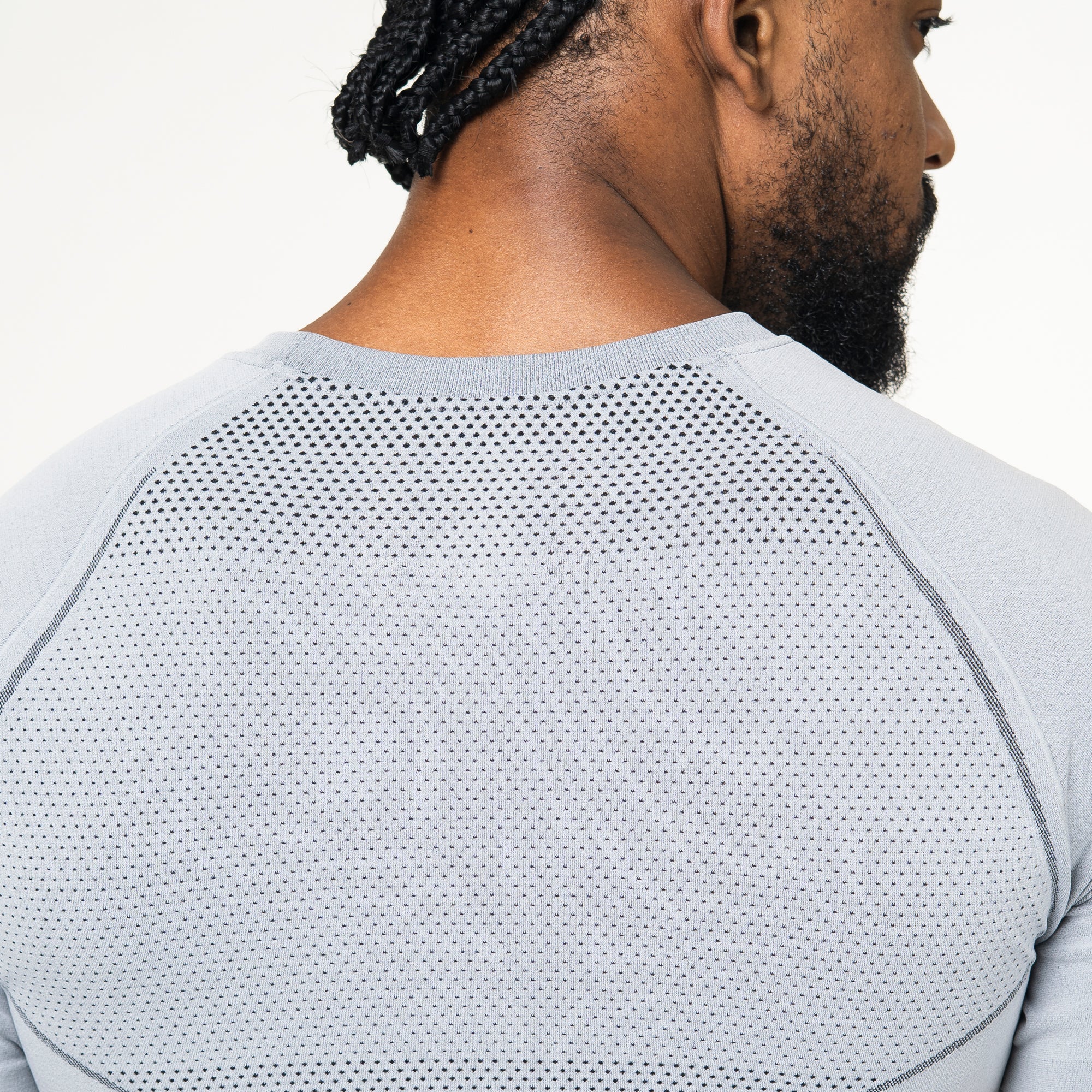 Camiseta Apex Dry Evolution Cinza Gelo - Sem Costura - Image 11