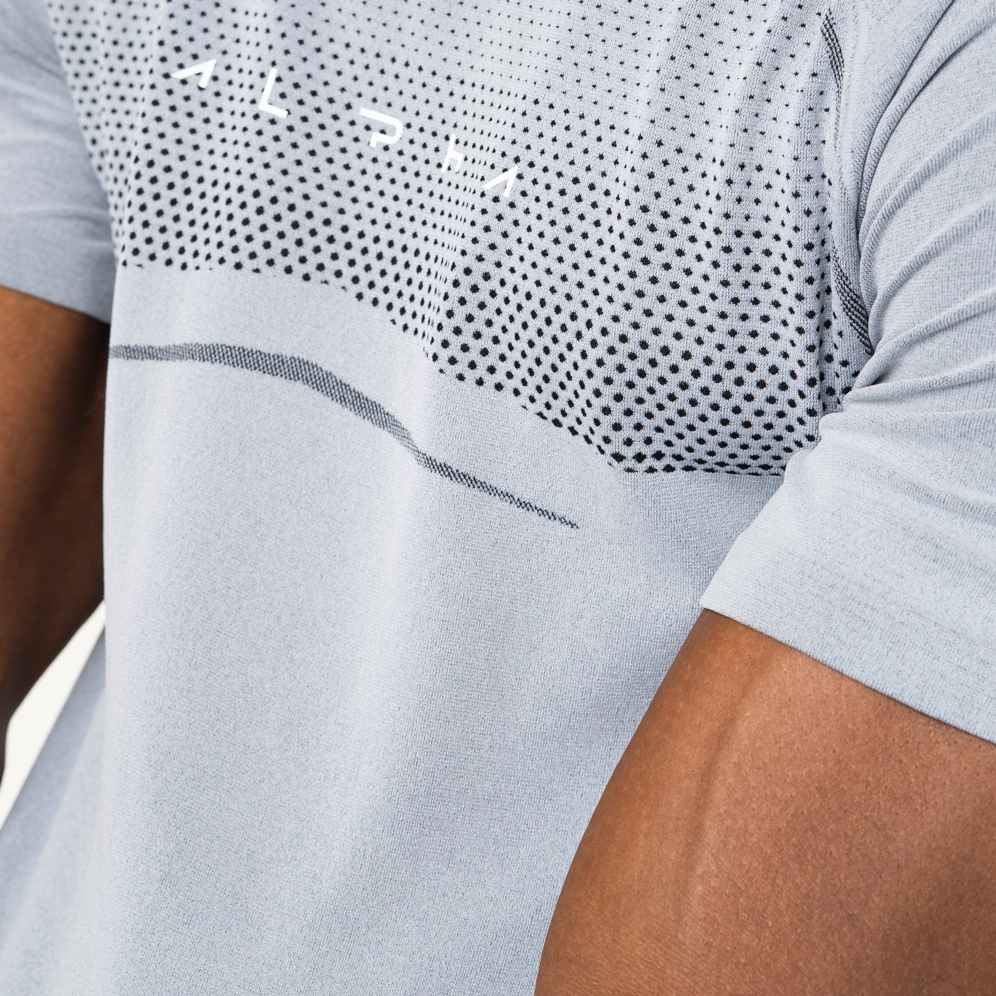 Camiseta Apex Dry Evolution Cinza Gelo - Sem Costura - Image 2