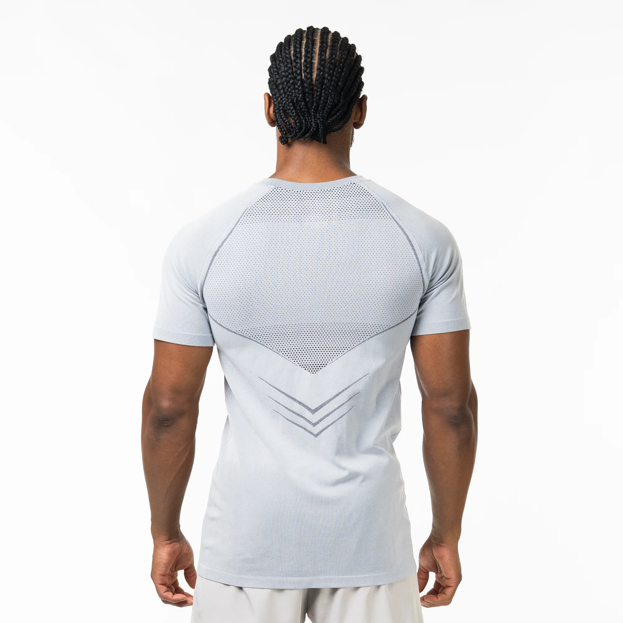 Camiseta Apex Dry Evolution Cinza Gelo - Sem Costura - Image 8