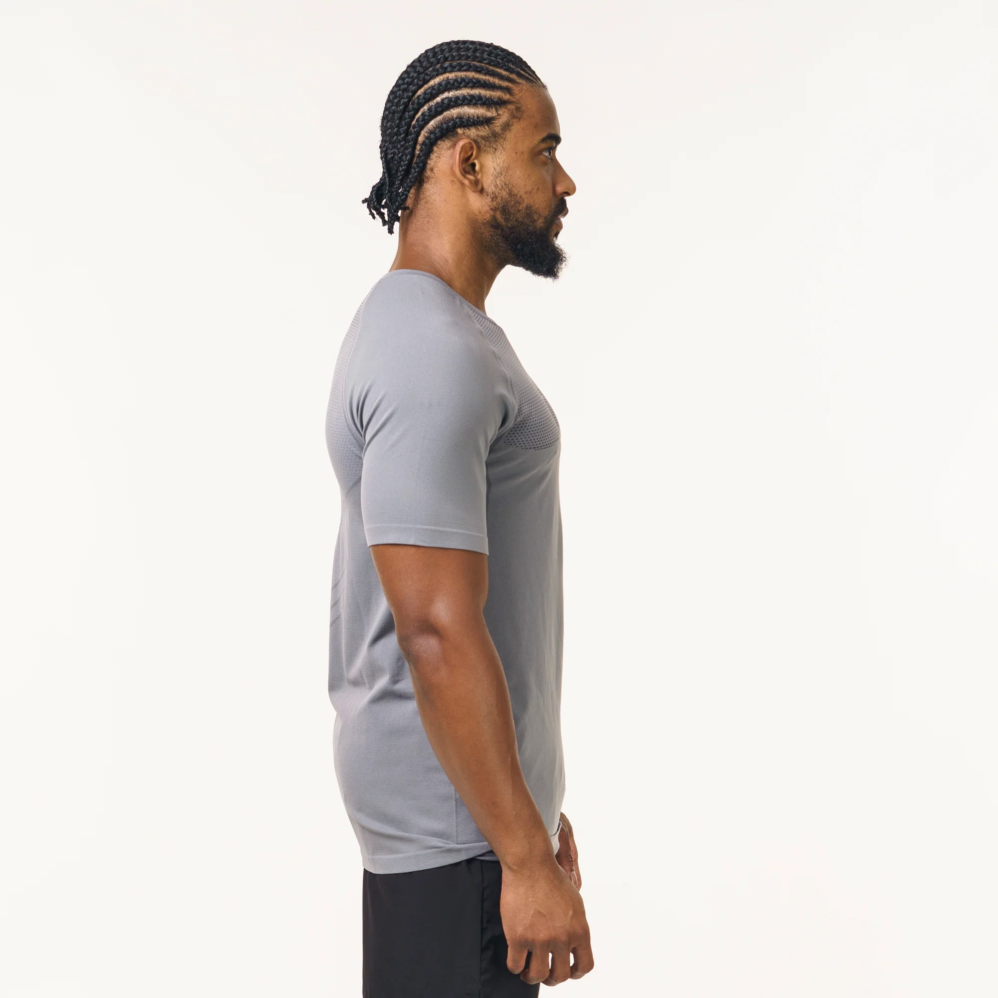 Camiseta Apex Dry Evolution Cinza - Sem Costura - Image 10