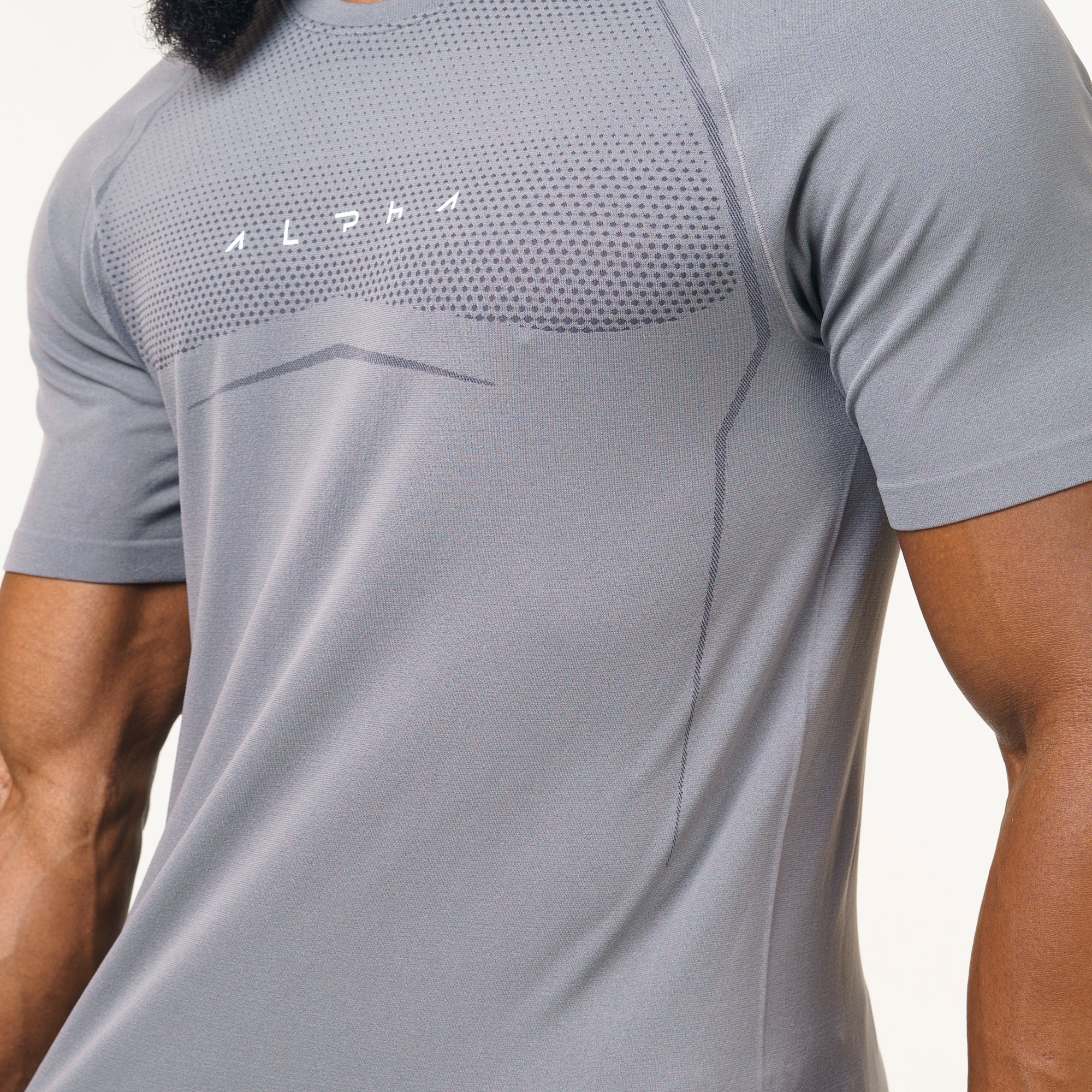 Camiseta Apex Dry Evolution Cinza - Sem Costura - Image 6