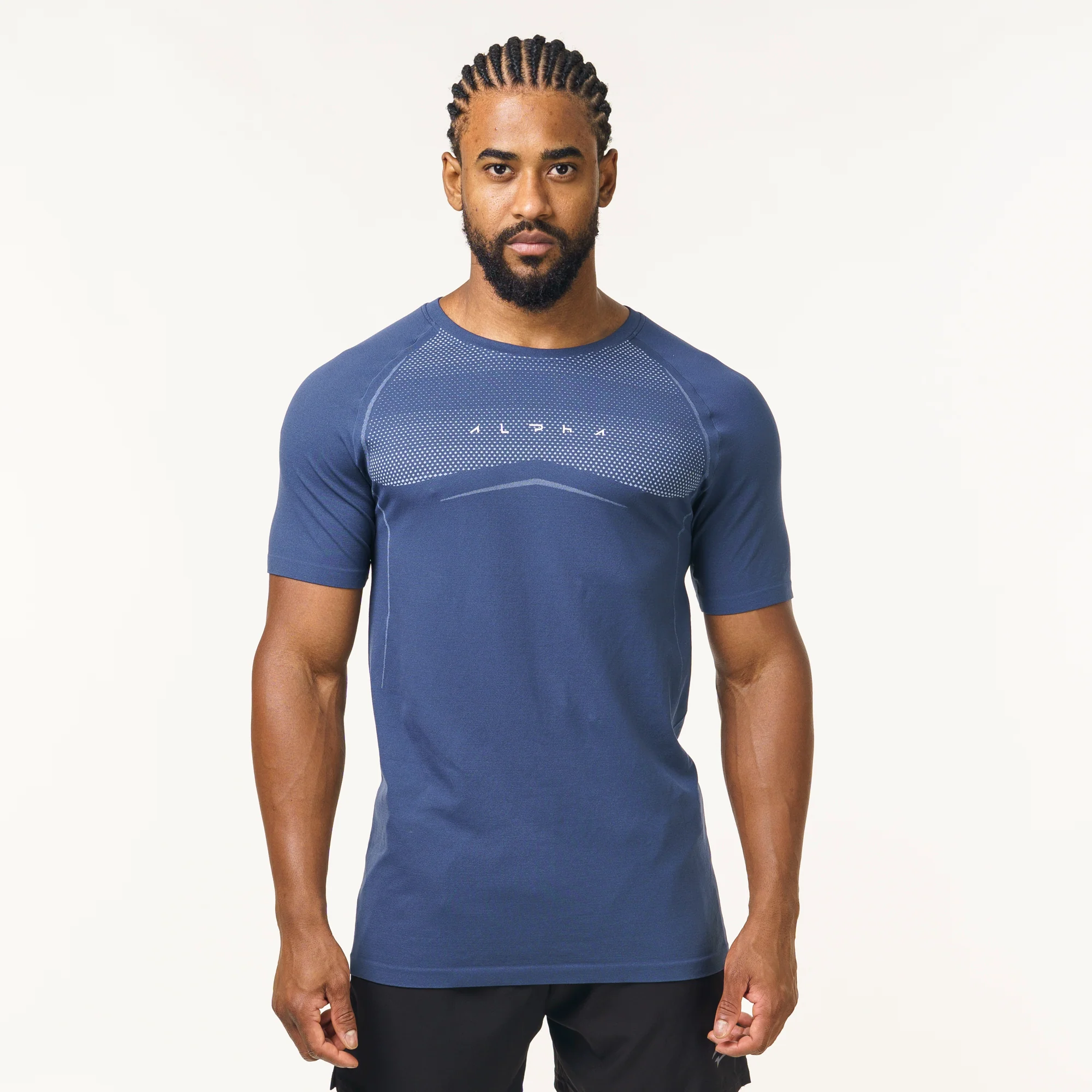Camiseta Apex Dry Evolution Marinho - Sem Costura - Image 3
