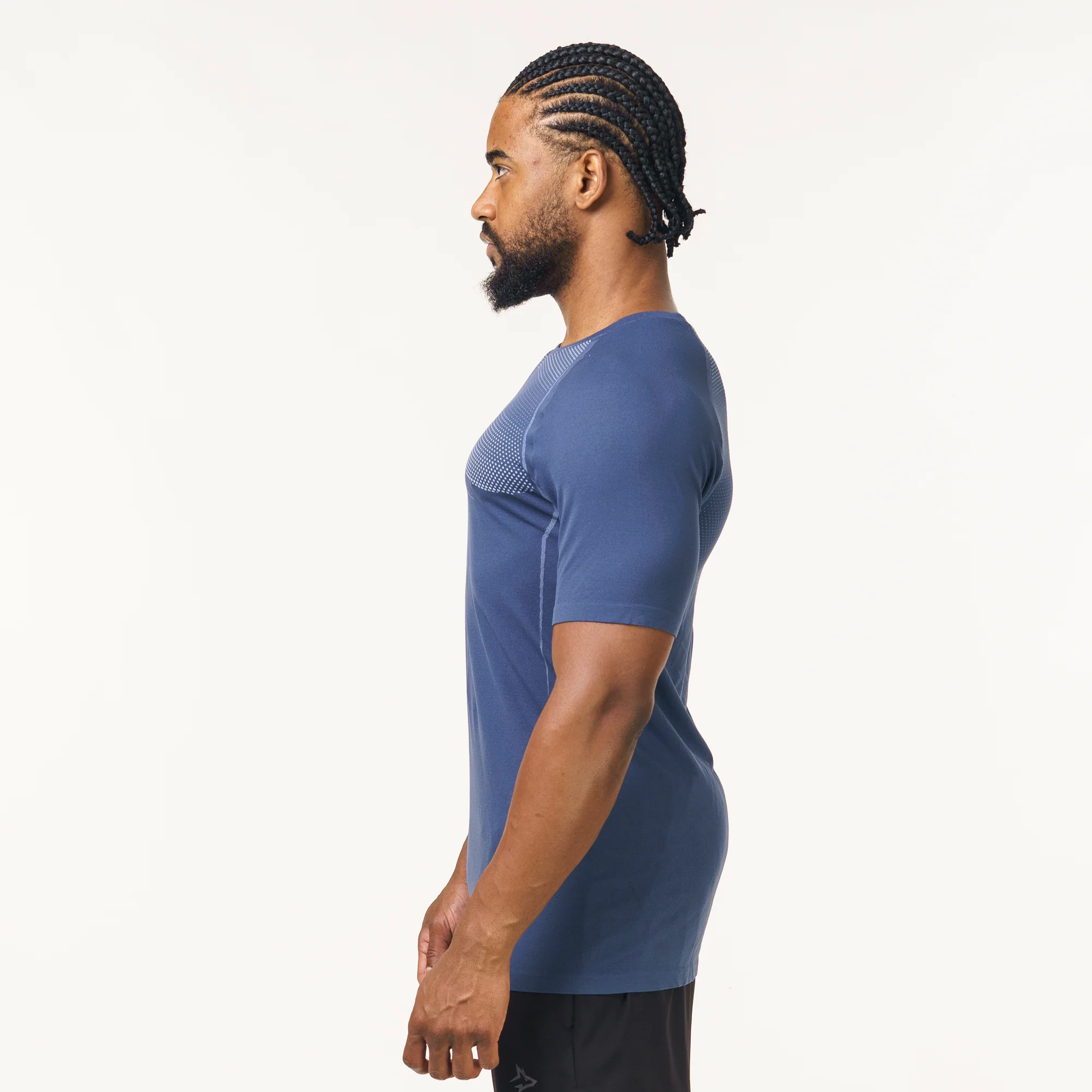Camiseta Apex Dry Evolution Marinho - Sem Costura - Image 5