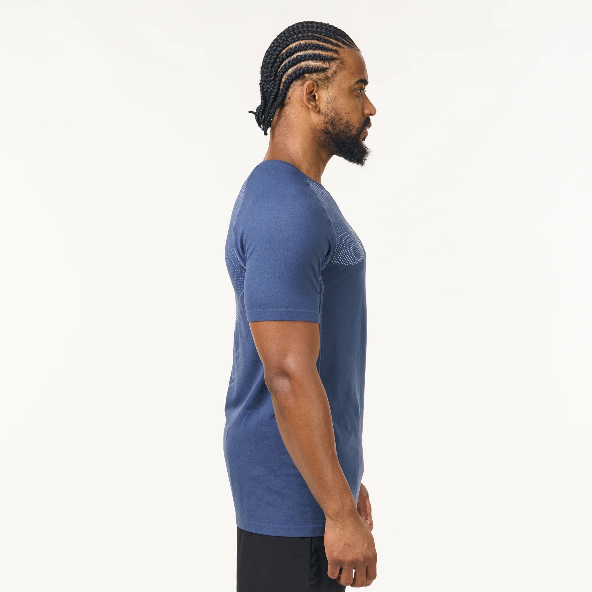 Camiseta Apex Dry Evolution Marinho - Sem Costura - Image 9