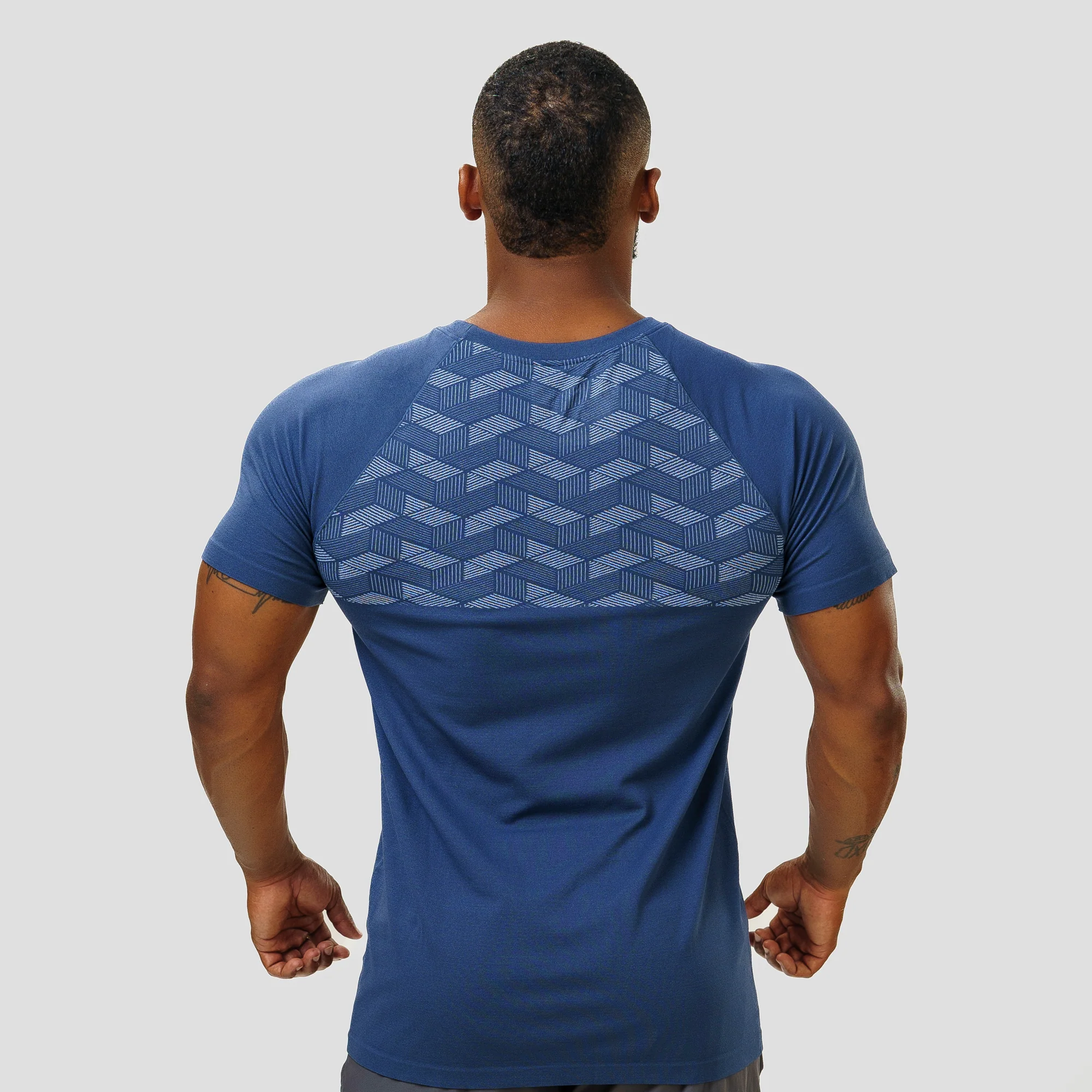 Camiseta Apex Dry Holographic Marinho - Sem Costura - Image 6