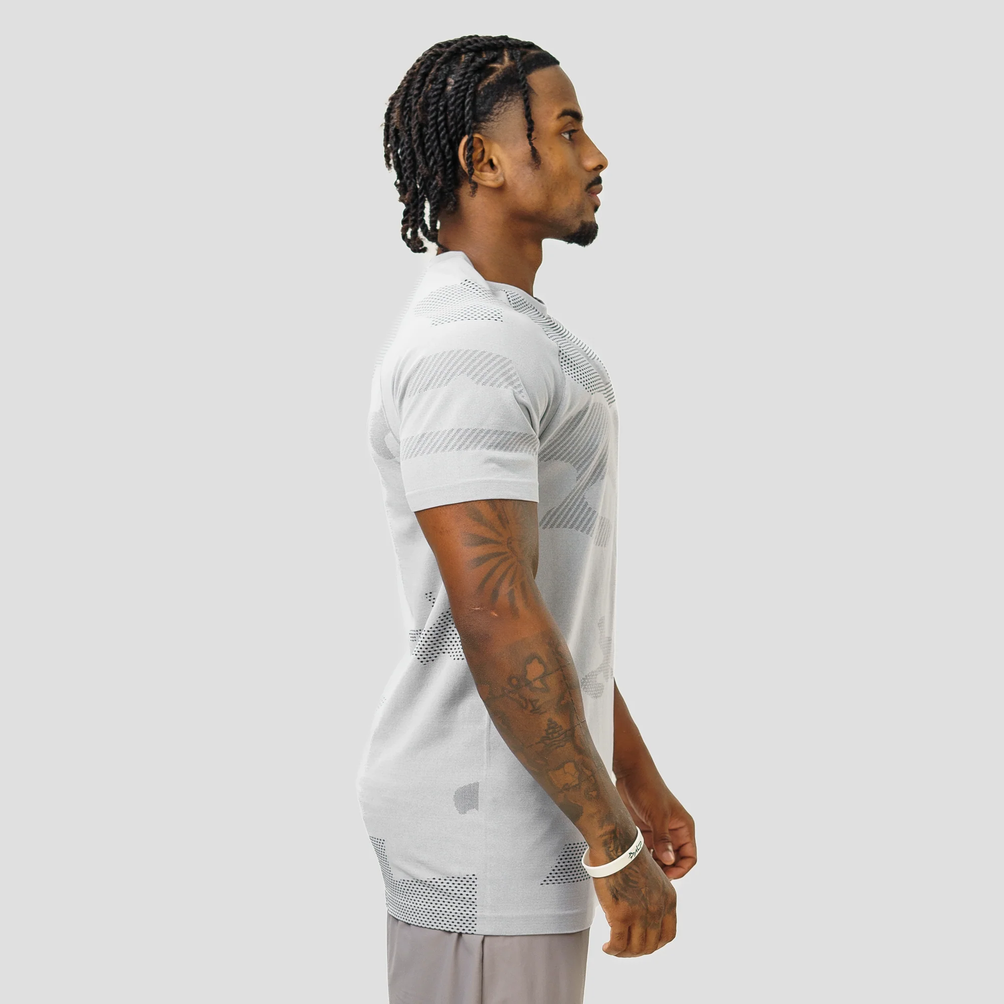 Camiseta Apex Dry Middle Lupus Cinza Gelo - Sem Costura - Image 8