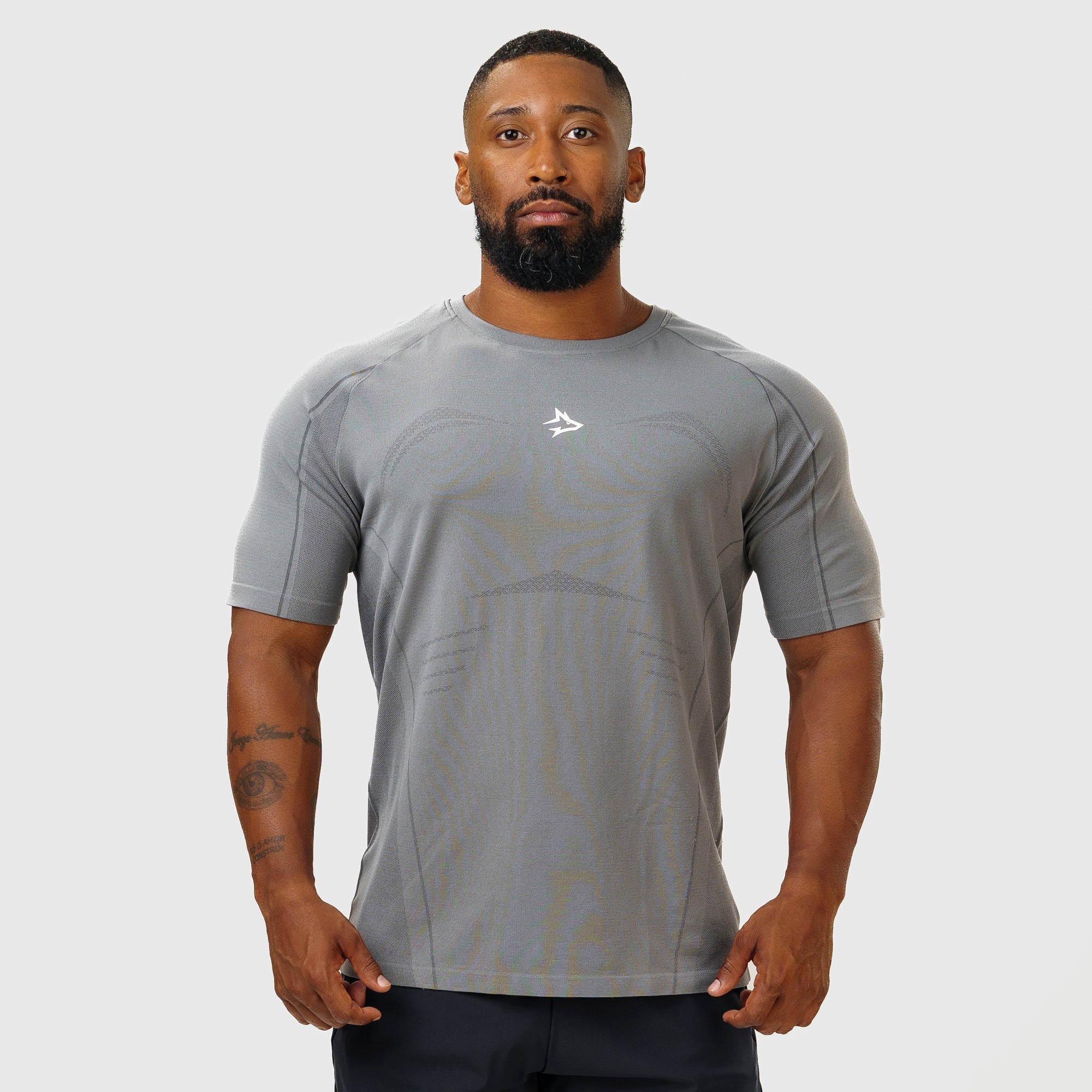 Camiseta Apex Dry Power Cinza - Sem Costura - Image 3
