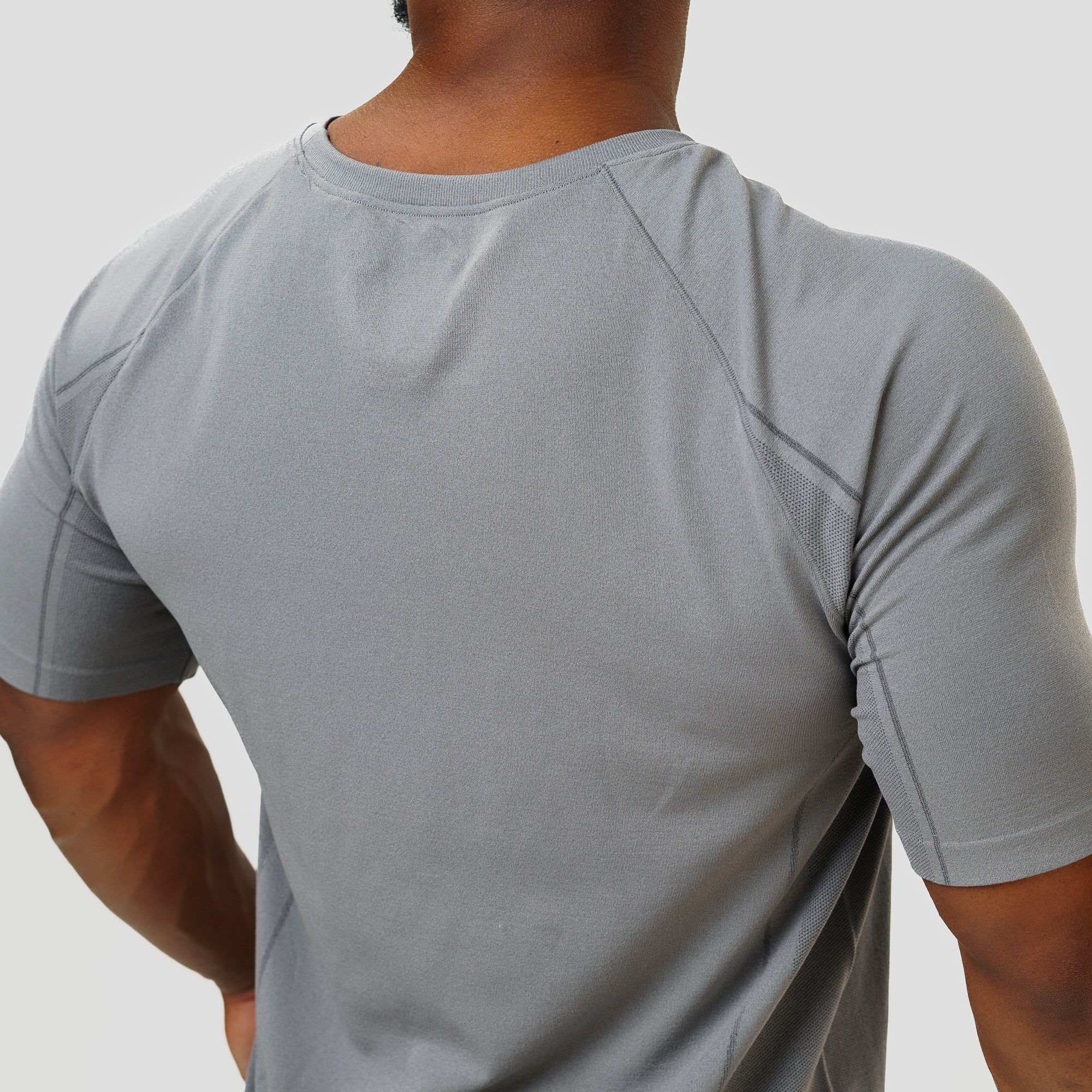Camiseta Apex Dry Power Cinza - Sem Costura - Image 5