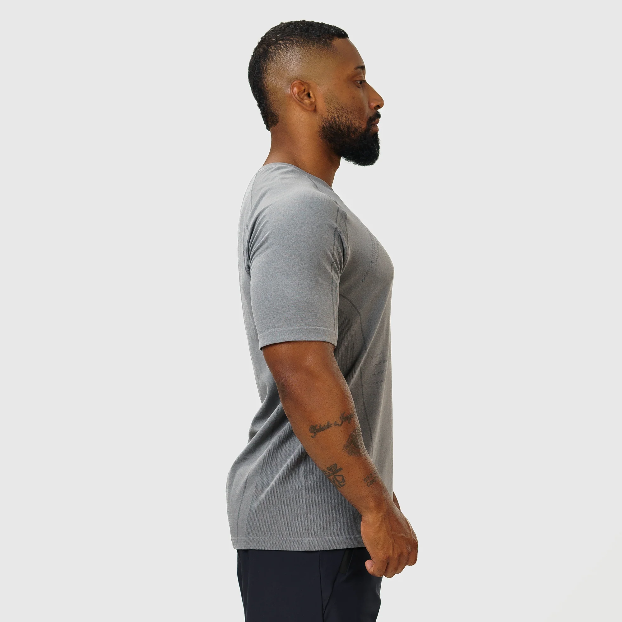 Camiseta Apex Dry Power Cinza - Sem Costura - Image 8