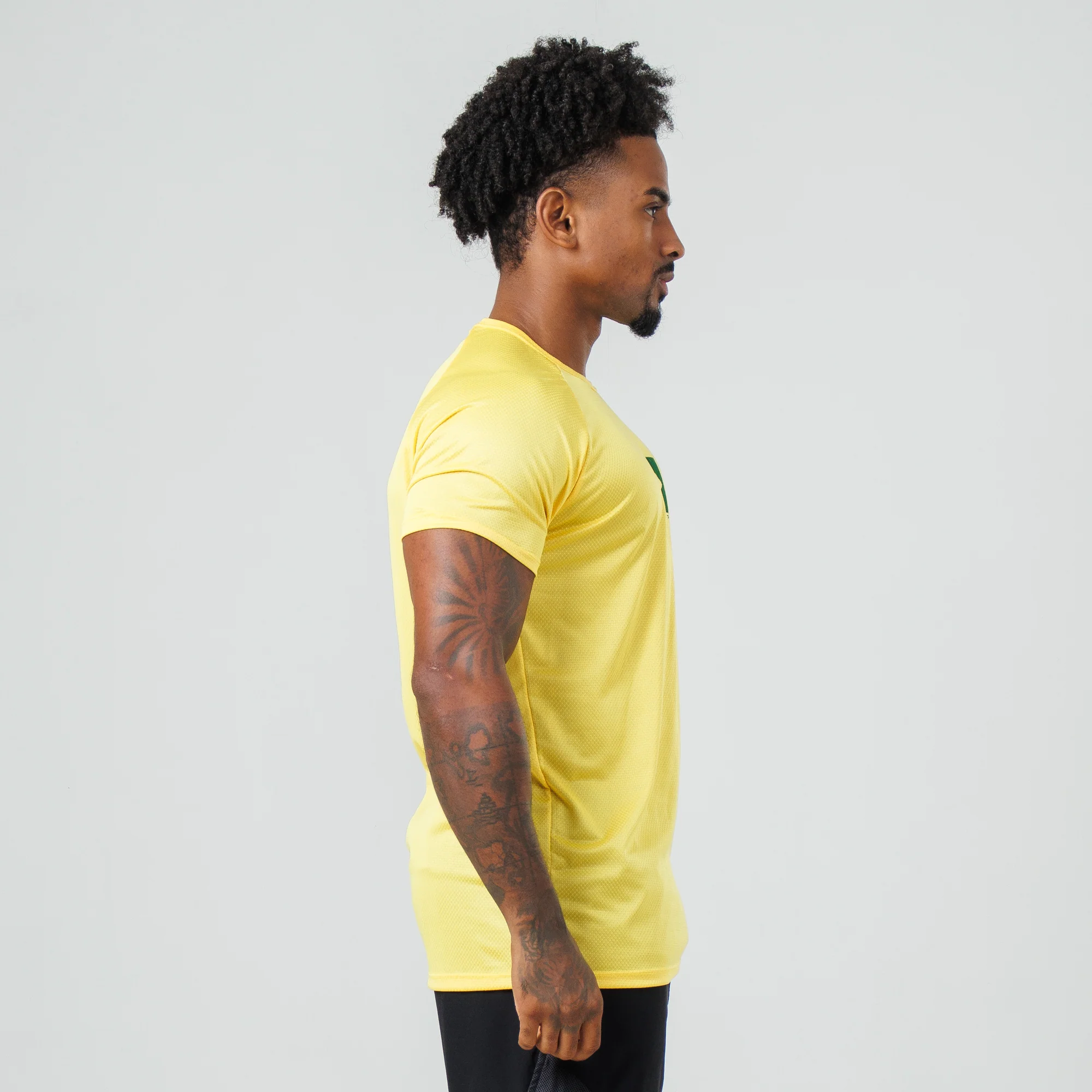 Camiseta Dry Fit Brasão Amarelo Bandeira - Image 7