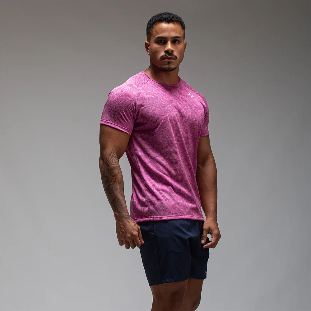 Camiseta Dry Fit Camuflada New Lupus Rosa Coral - Image 3