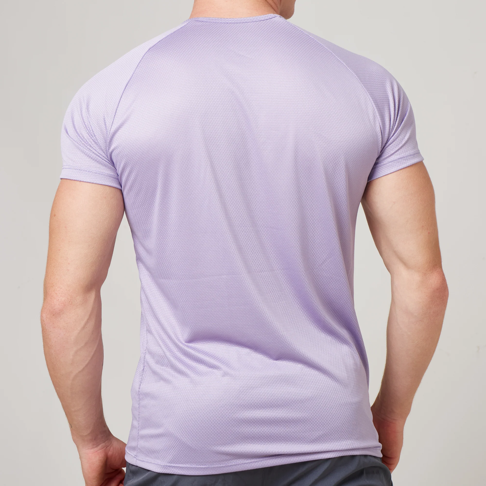 Camiseta Dry Fit Lobo Geométrico Lilás Malva - Image 6
