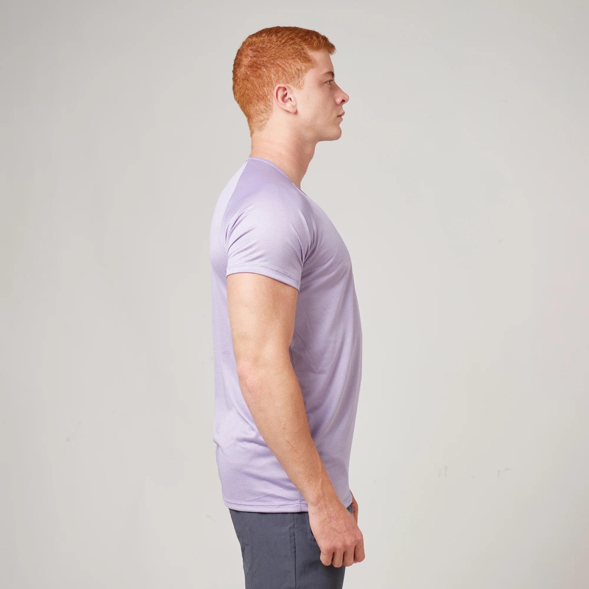 Camiseta Dry Fit Lobo Geométrico Lilás Malva - Image 7