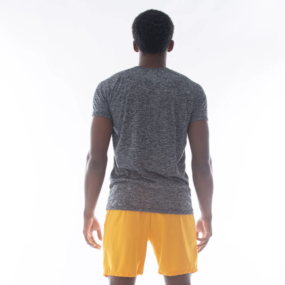 Camiseta Dry Fit New Fluid Mescla Cinza - Image 4