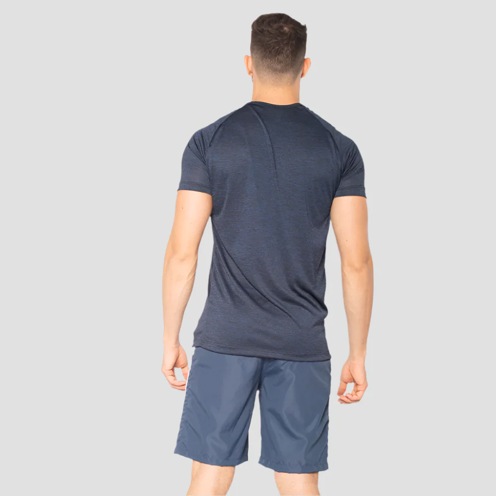 Camiseta Dry Fit  New Fluid Mescla Marinho - Image 5