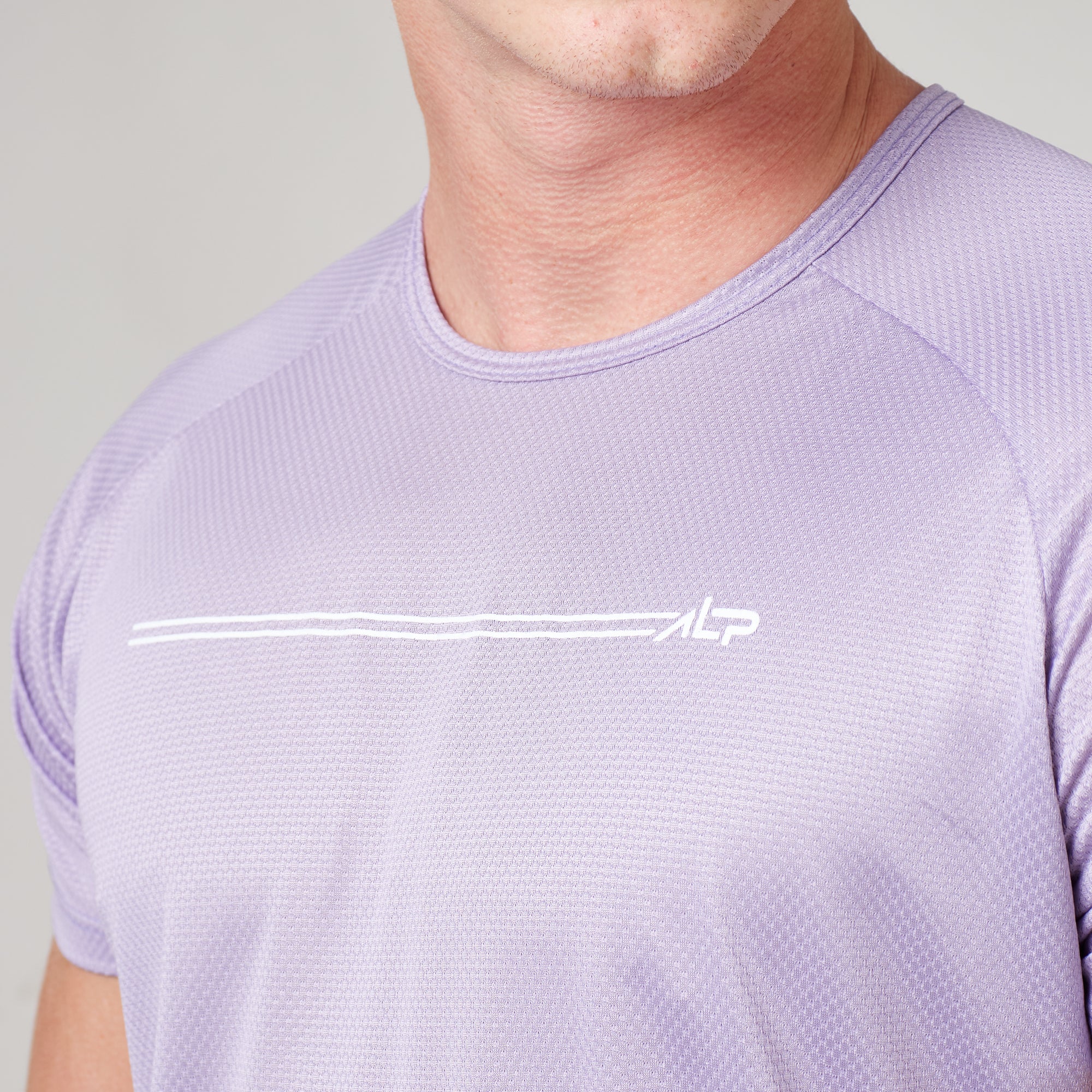 Camiseta Dry Fit Parallel Line Lilás Malva - Image 2