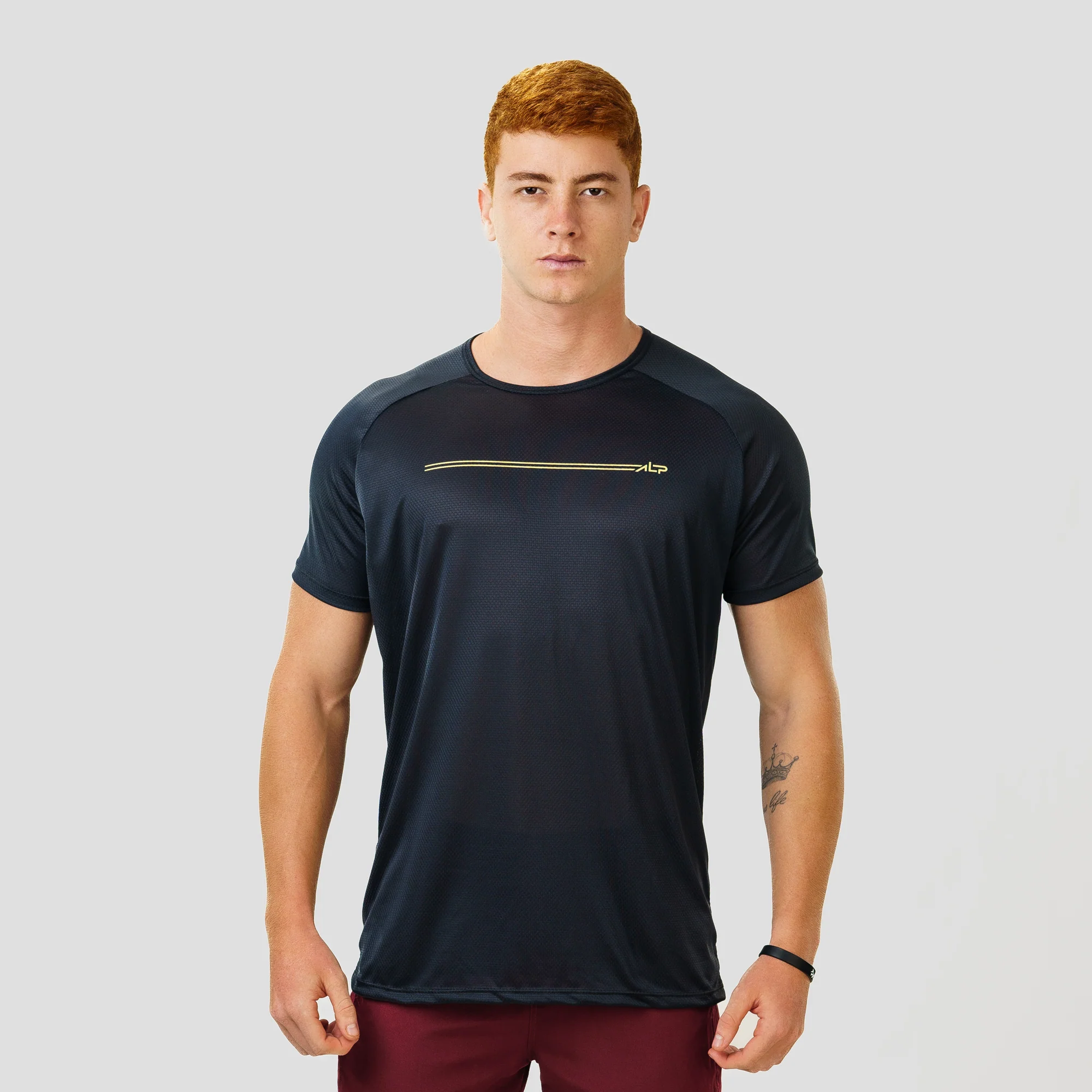 Camiseta Dry Fit Parallel Line Preto - Image 2