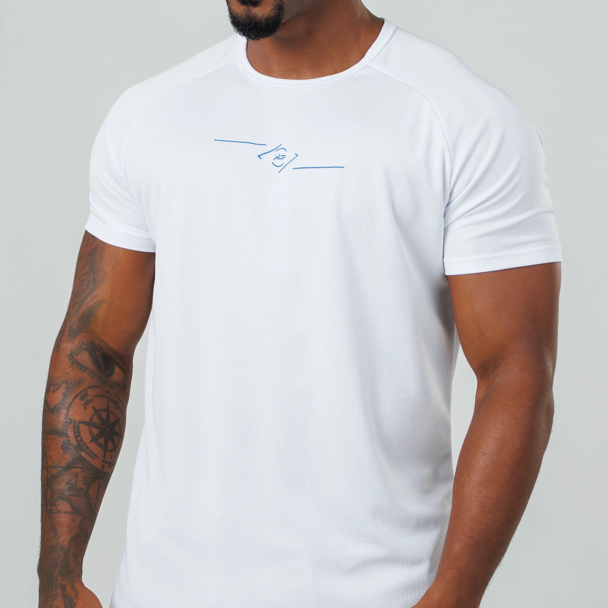 Camiseta Dry Fit Progresso Branco - Image 4
