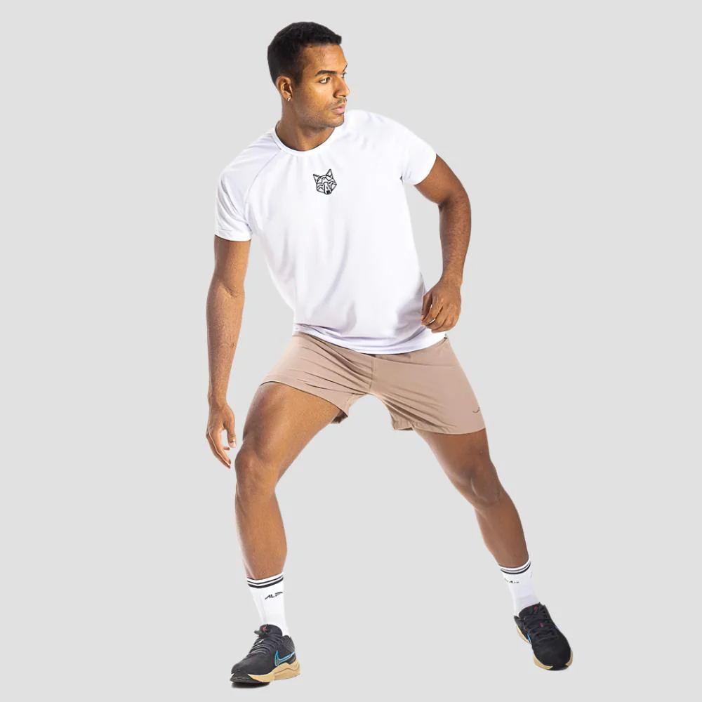 Camiseta Dry Lobo Geometrico Branco - Image 3