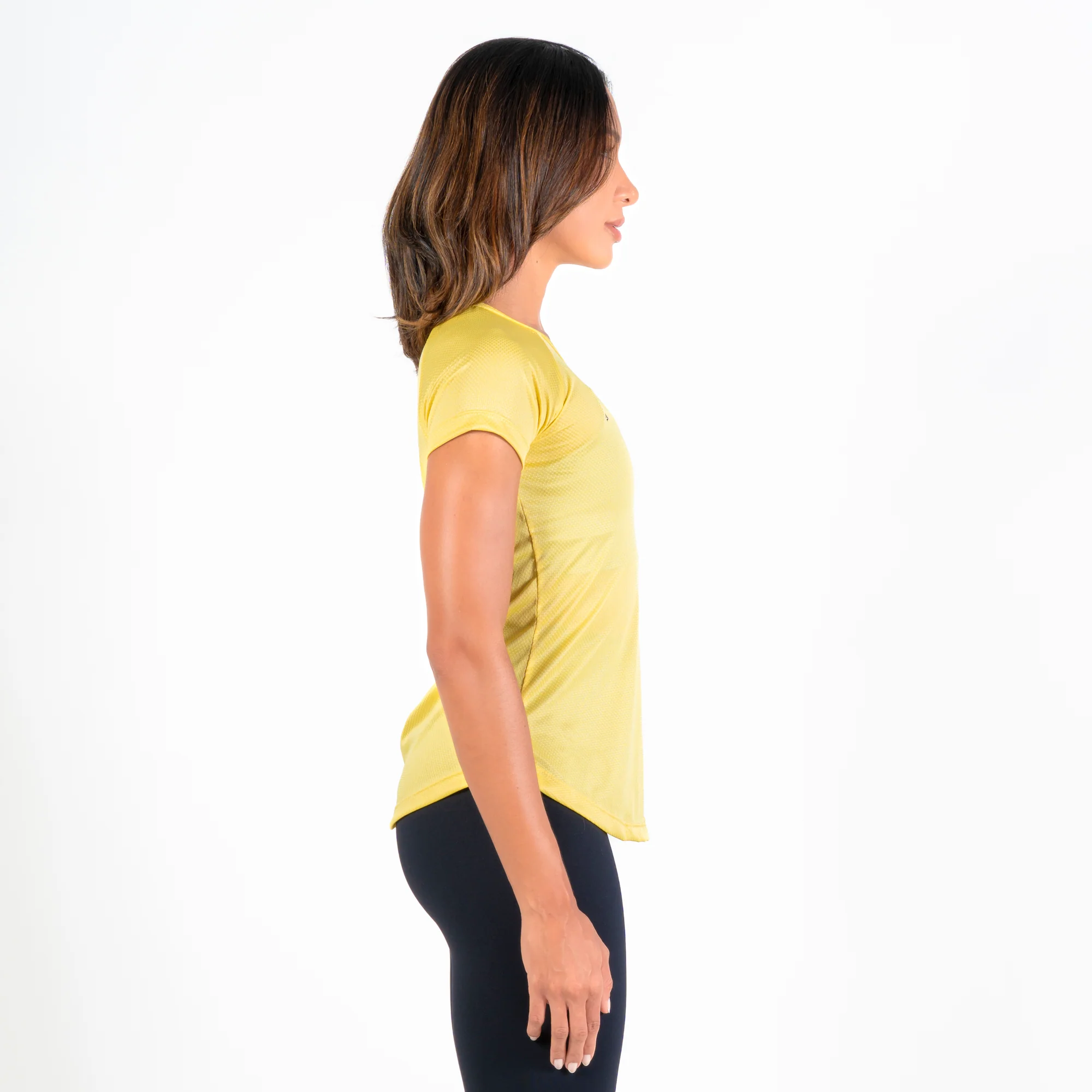 Camiseta Feminina Dry Fit Light Lupus Amarelo Tropical - Image 9