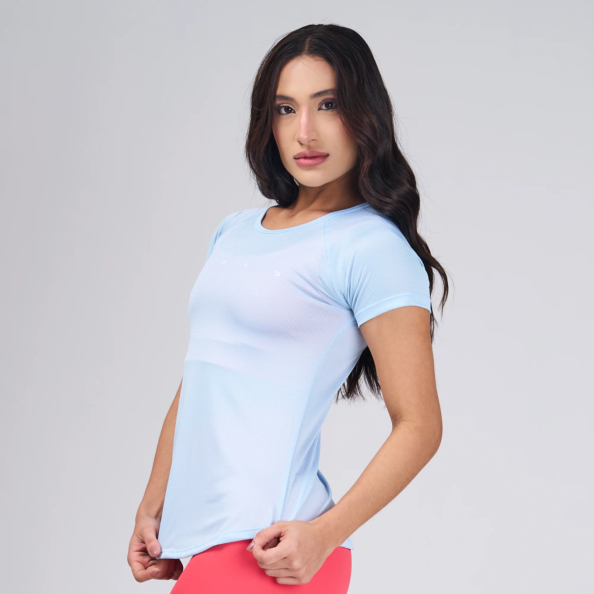 Camiseta Feminina Dry Fit Light Lupus Azul Bebê - Image 3