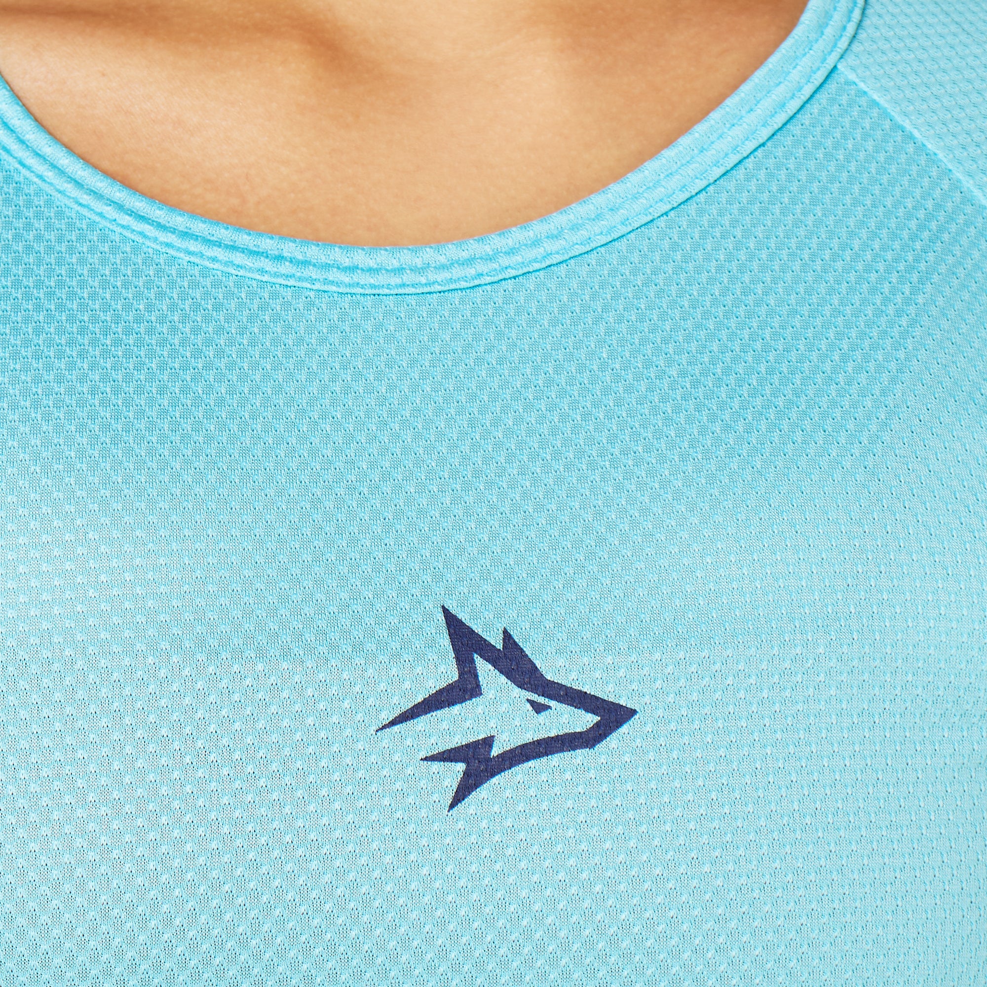 Camiseta Feminina Dry Fit Middle Lupus Azul Pavão - Image 8
