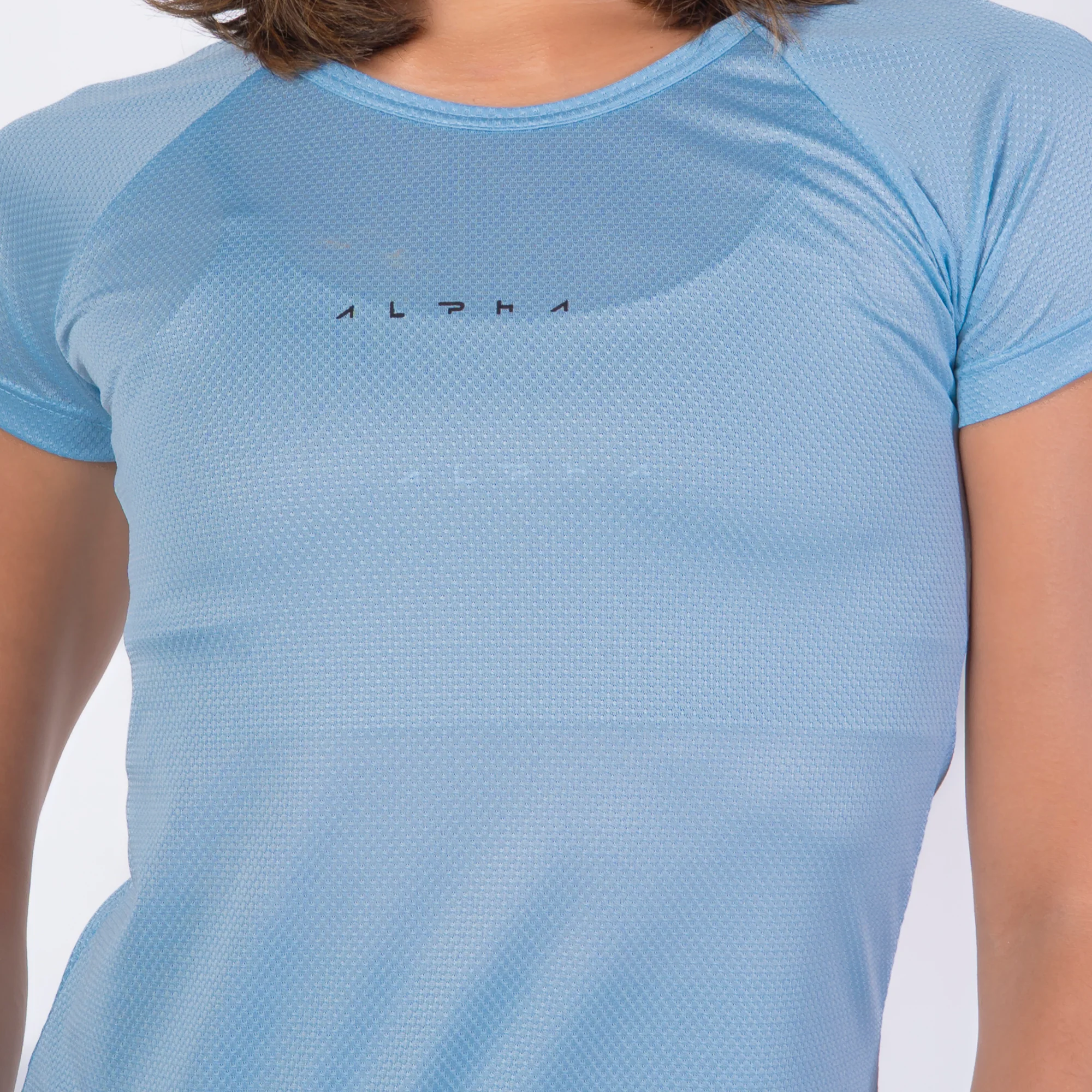 Camiseta Feminina Dry Fit New Horizon Azul Céu - Image 2