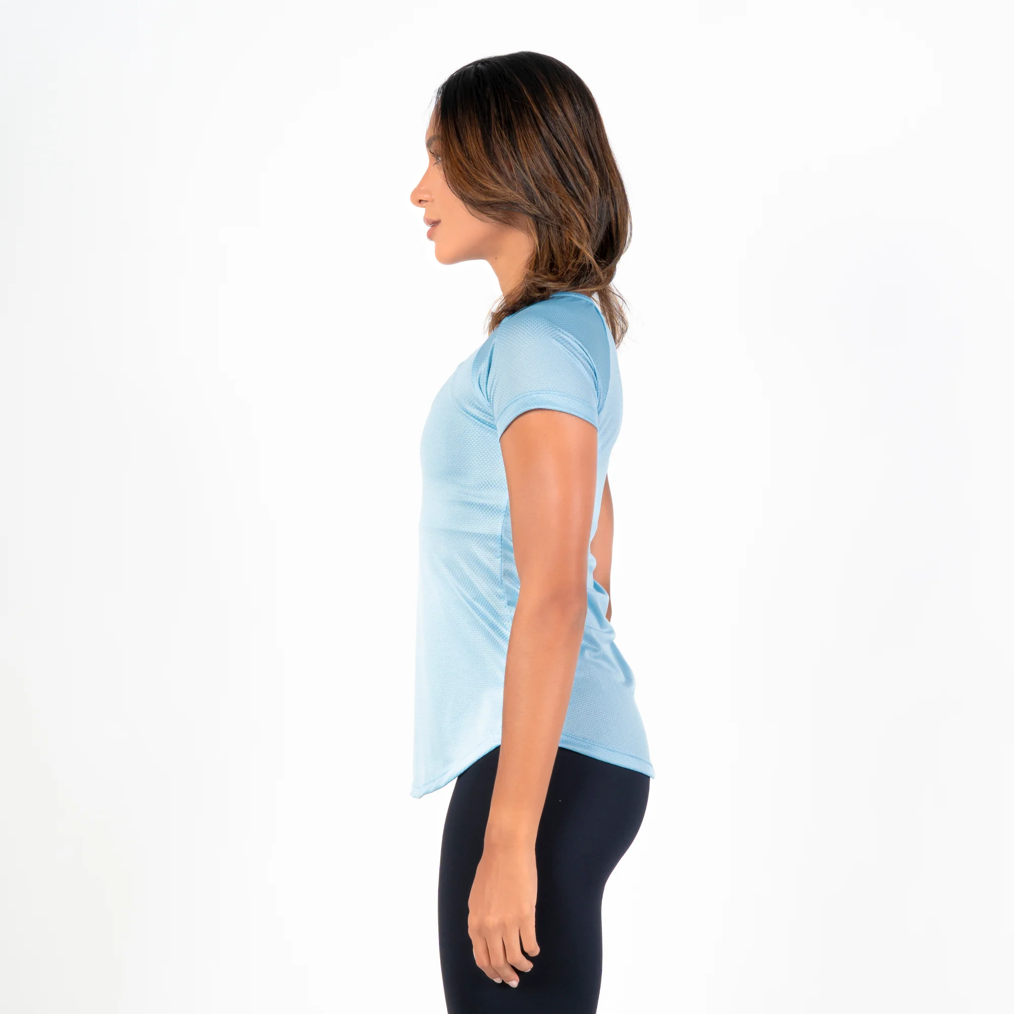 Camiseta Feminina Dry Fit New Horizon Azul Céu - Image 4