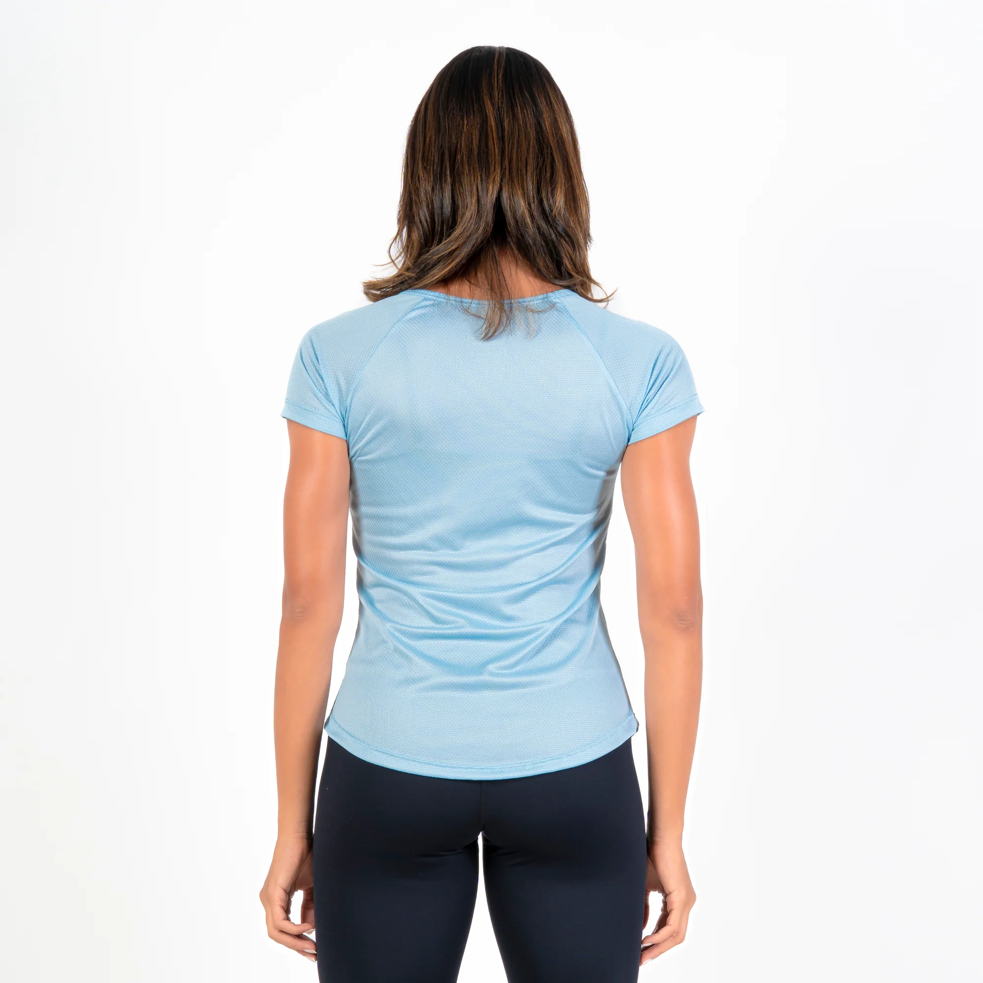 Camiseta Feminina Dry Fit New Horizon Azul Céu - Image 6