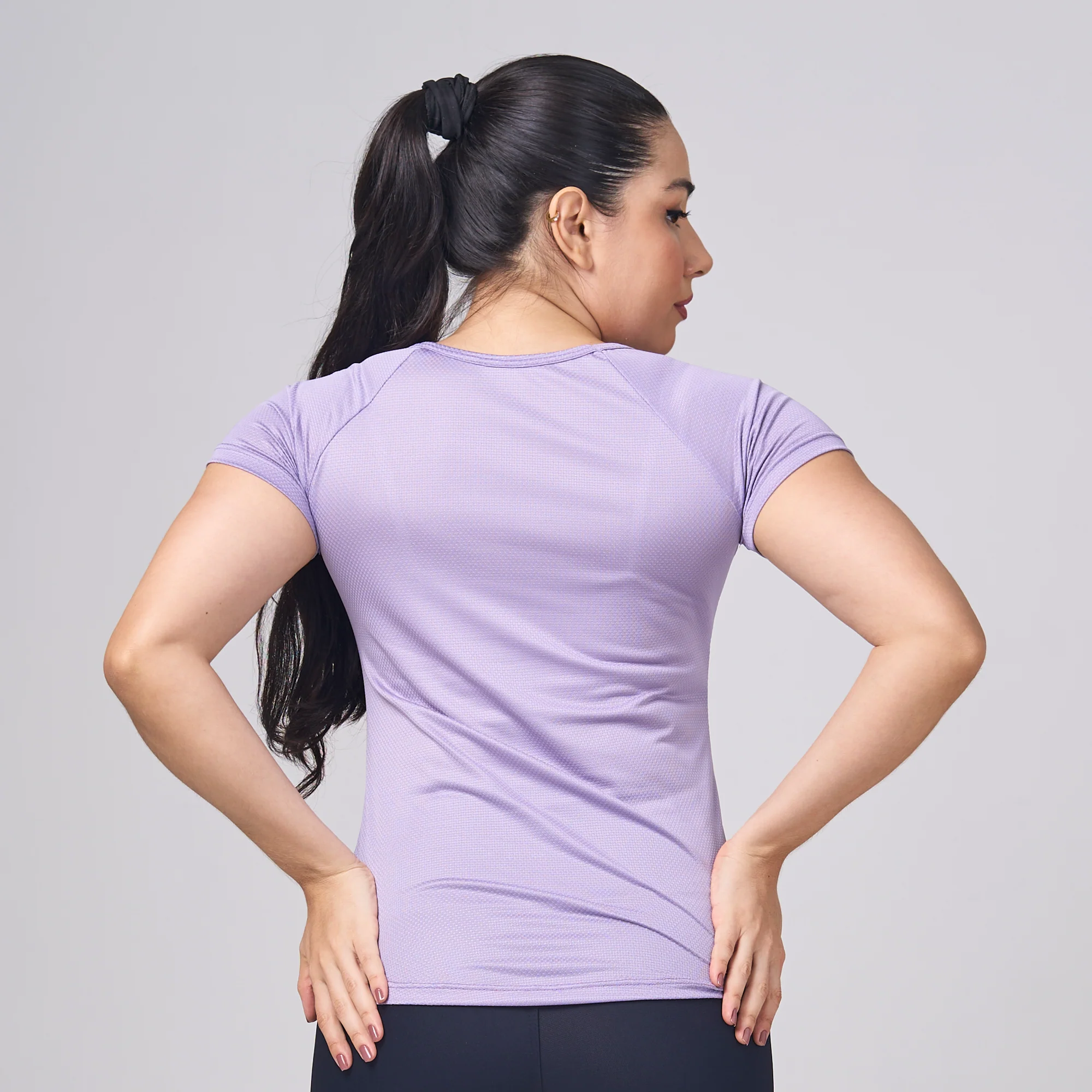 Camiseta Feminina Dry Fit New Horizon Lilás Malva - Image 7