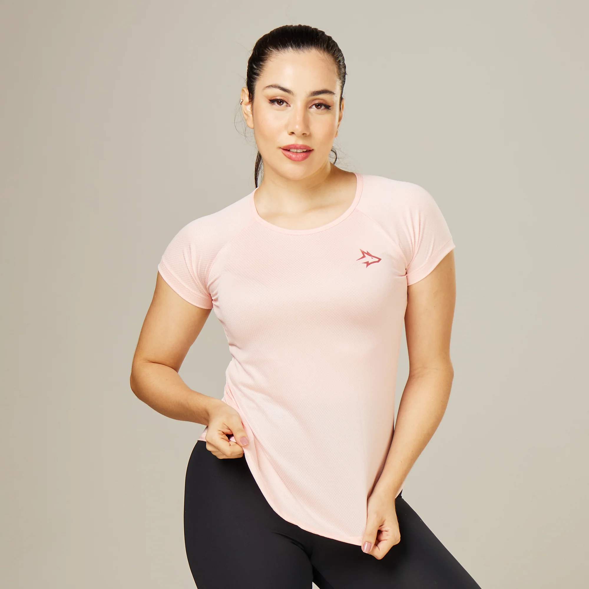 Camiseta Feminina Dry Fit New Lupus Rosa Claro - Image 7