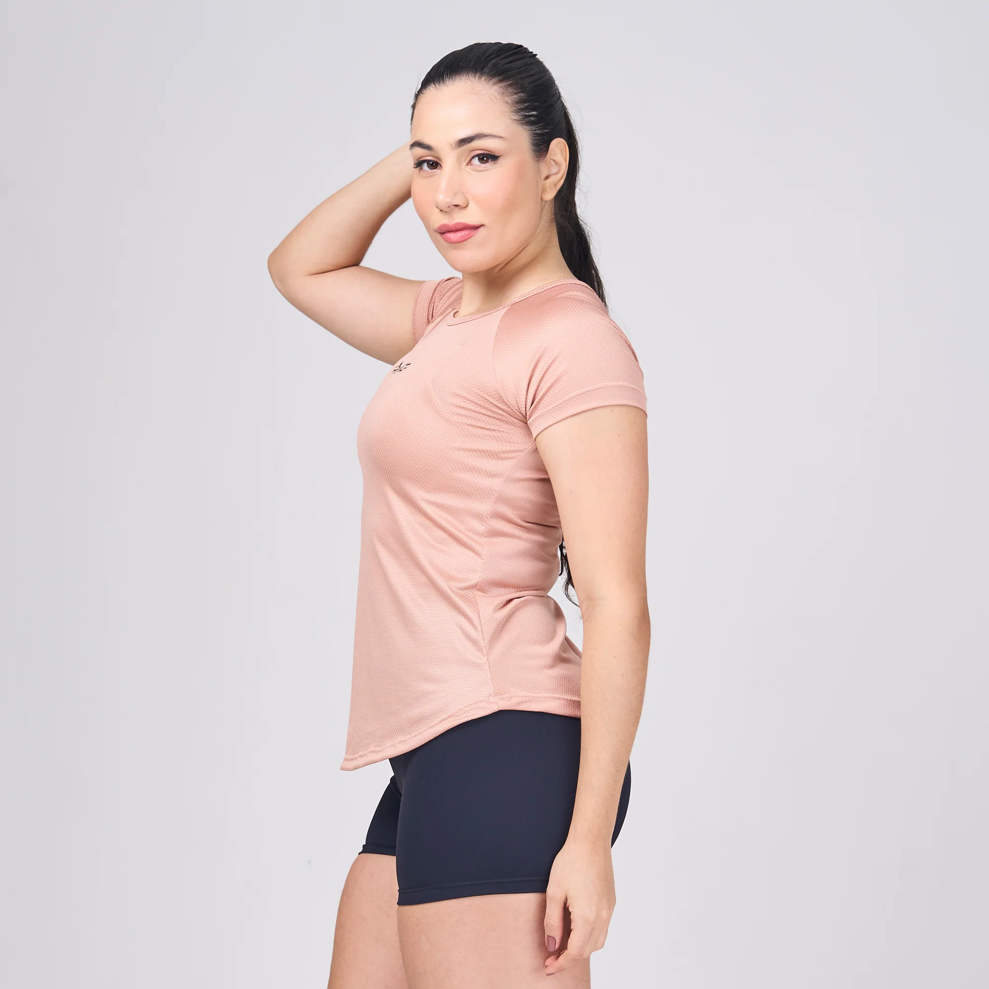 Camiseta Feminina Dry Fit New Tenacity Marrom Cappuccino - Image 3
