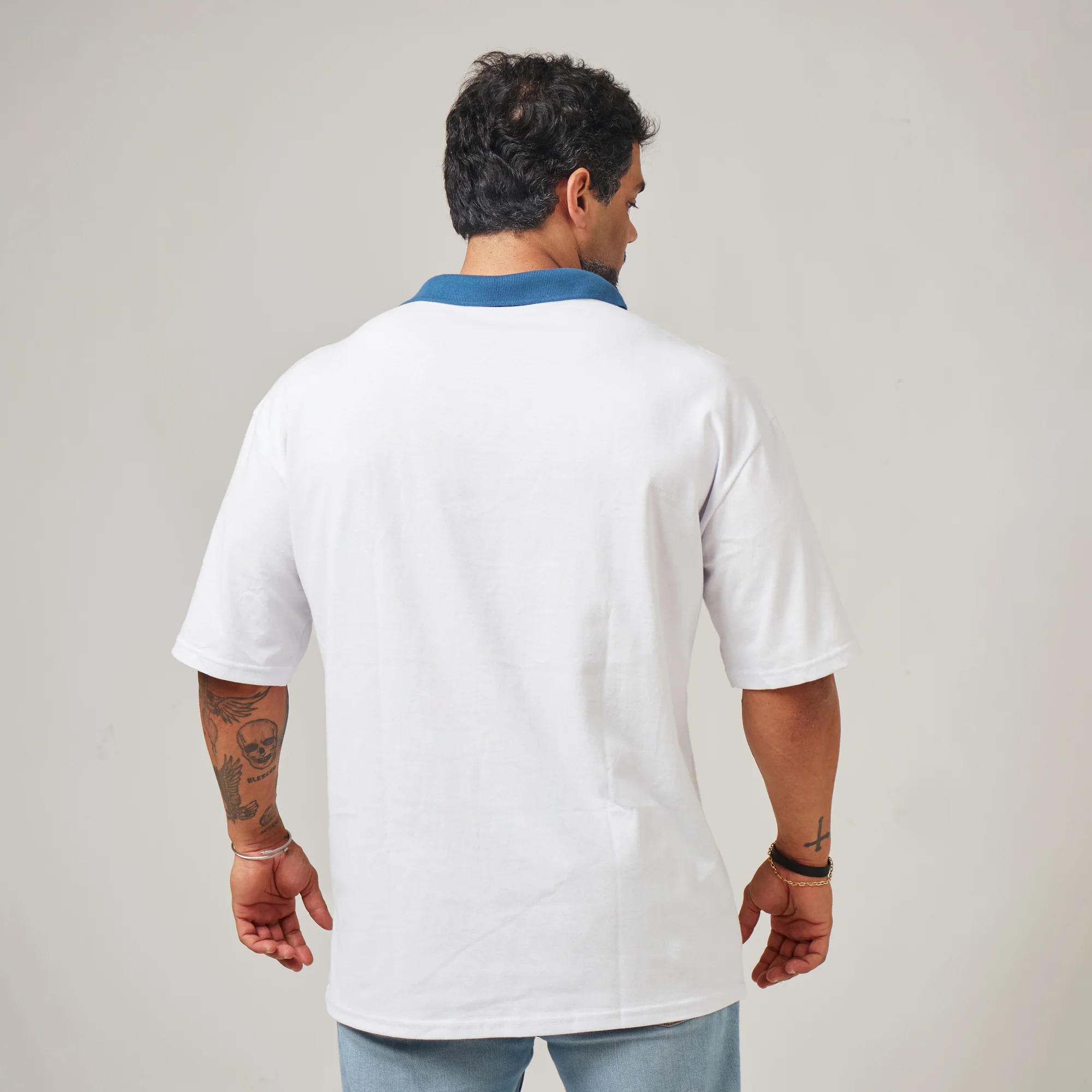 Camiseta Oversized Alpha Club Branco Origem - Image 5