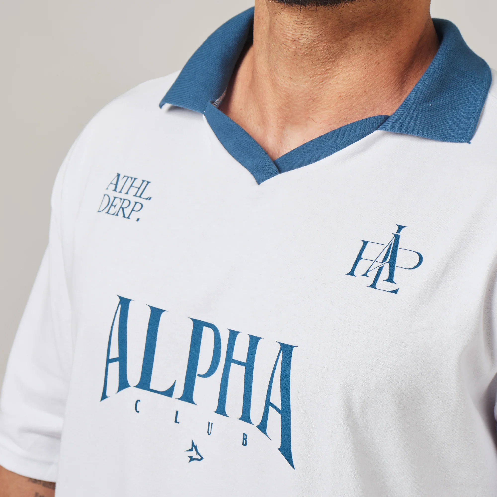 Camiseta Oversized Alpha Club Branco Origem - Image 6