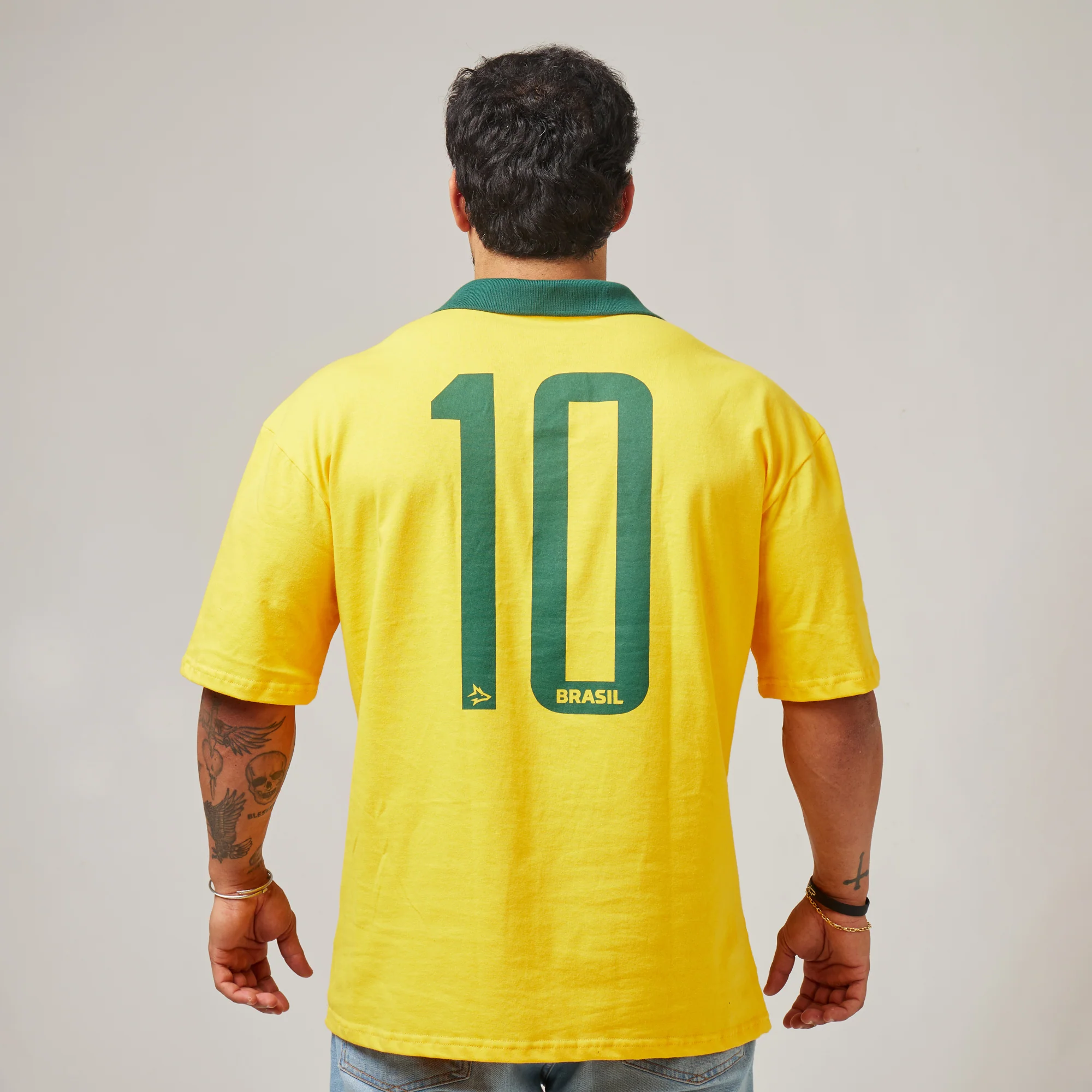 Camiseta Oversized Conquista Amarelo Clássico - Image 3